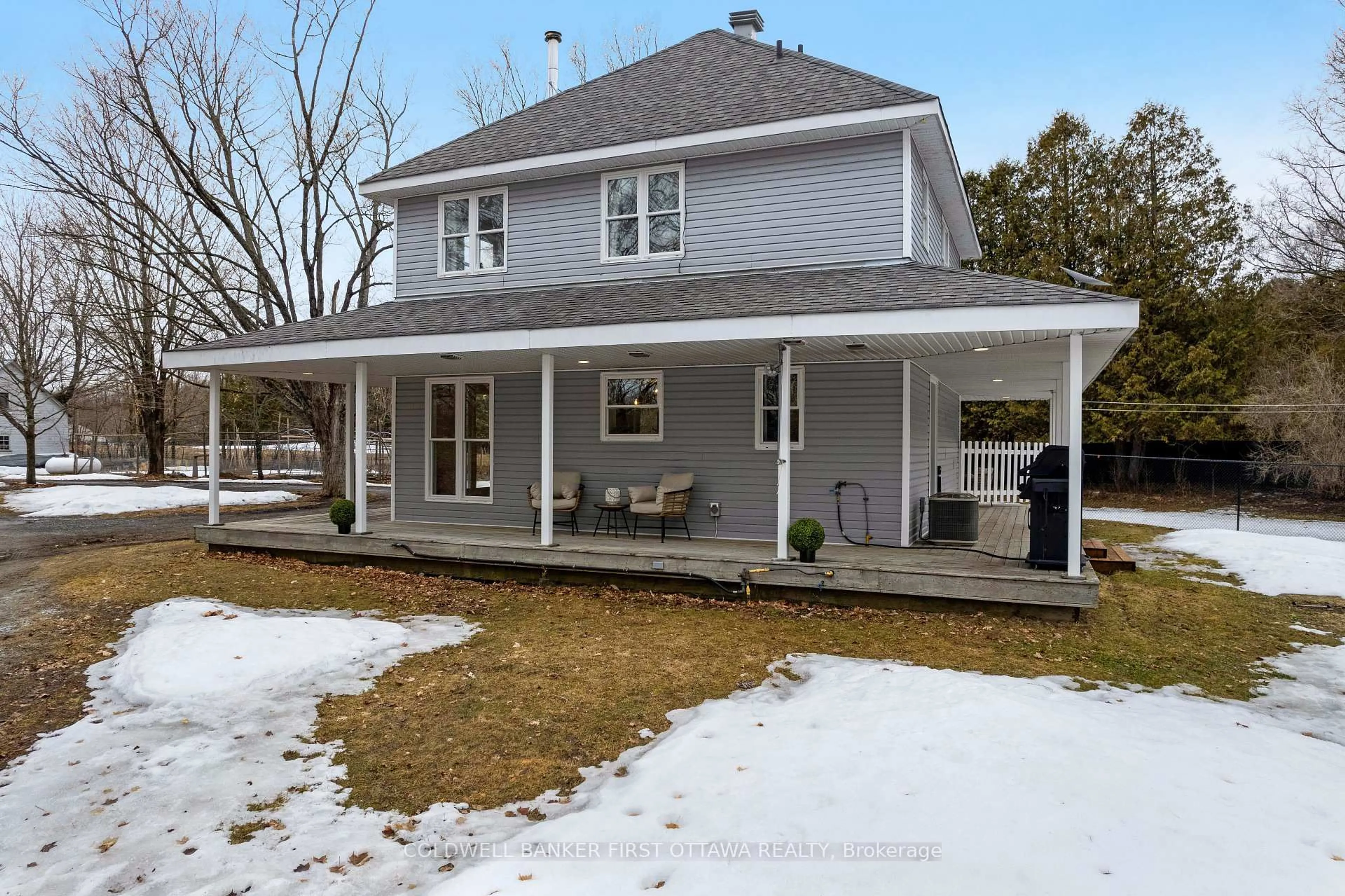 Home with vinyl exterior material, street for 2511 Concession 10C, Clayton Ontario K0A 1P0