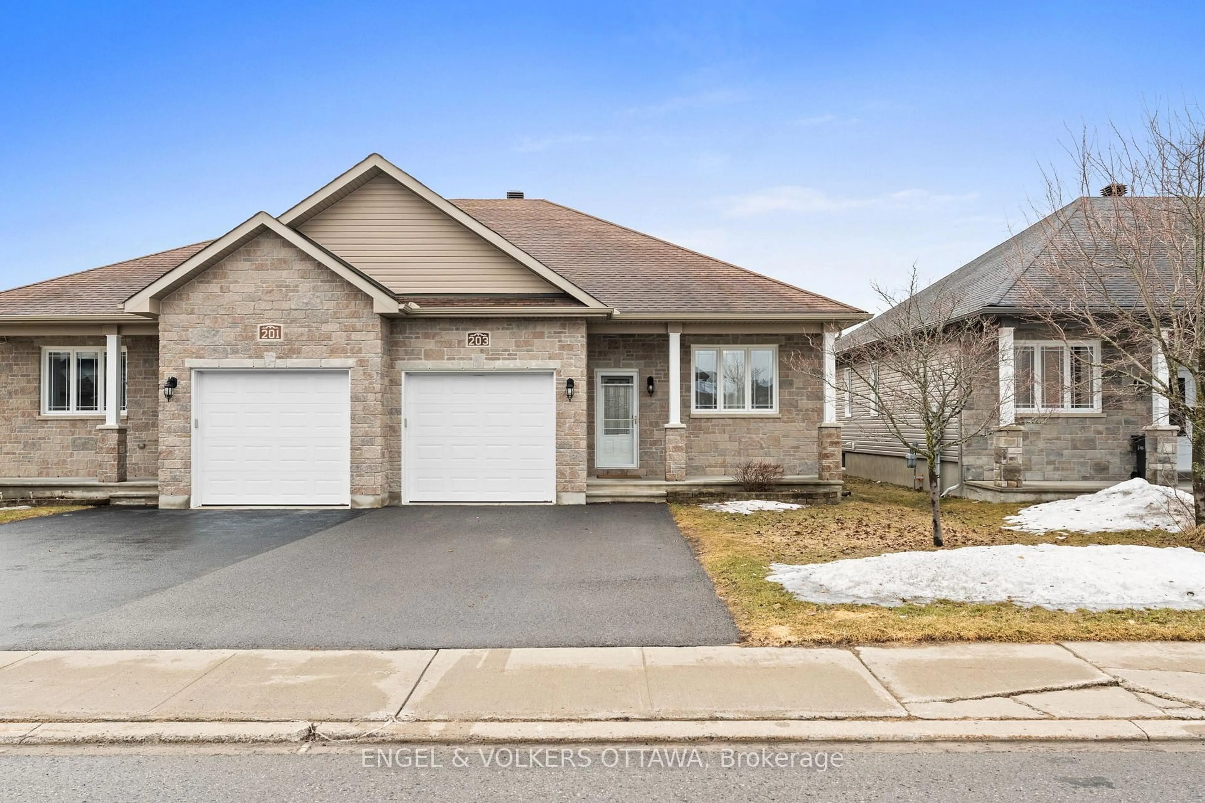 Home with brick exterior material, street for 203 Belfort St, Russell Ontario K0A 1W0