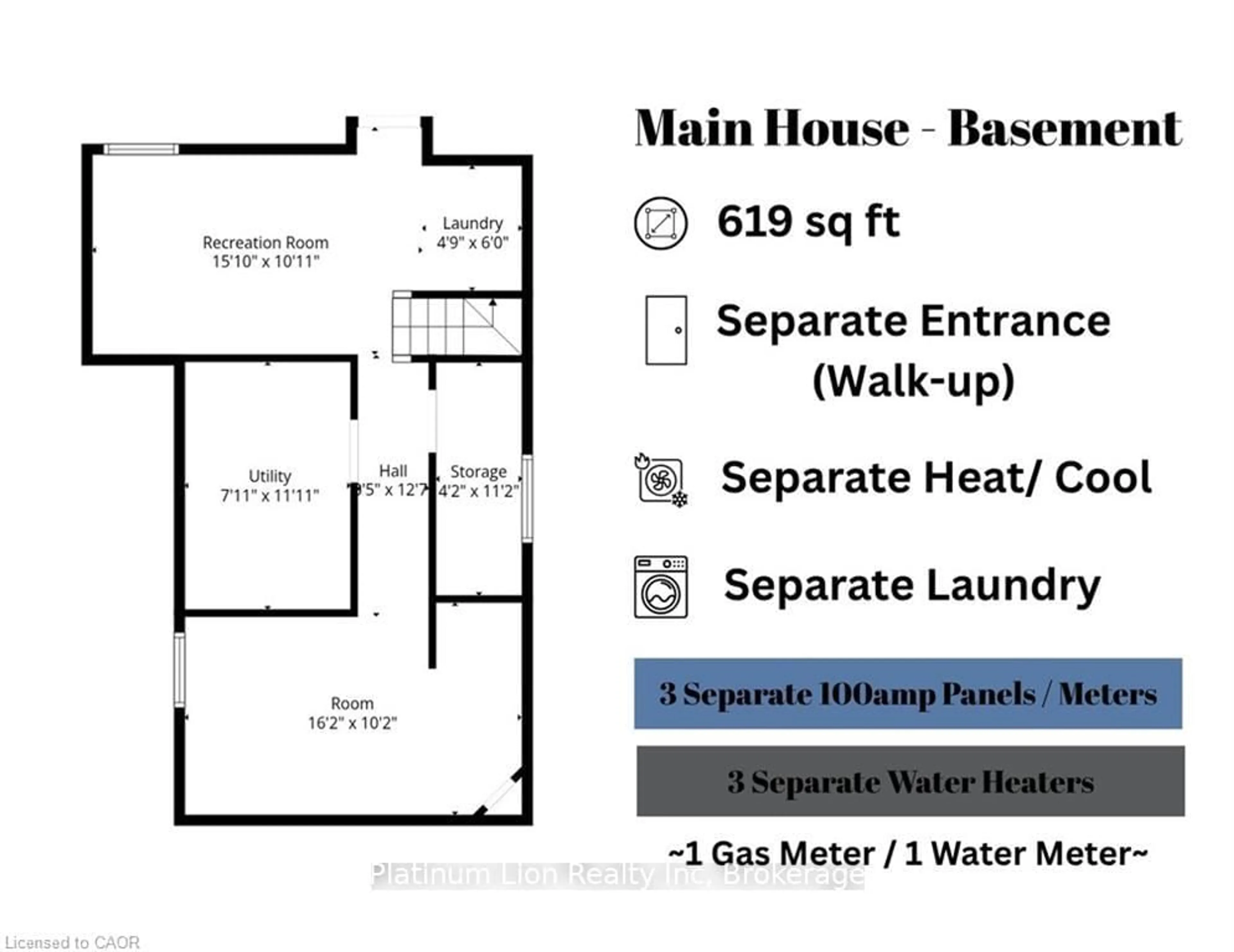 Floor plan for 26 Terrace Hill St, Brantford Ontario N3R 1E9