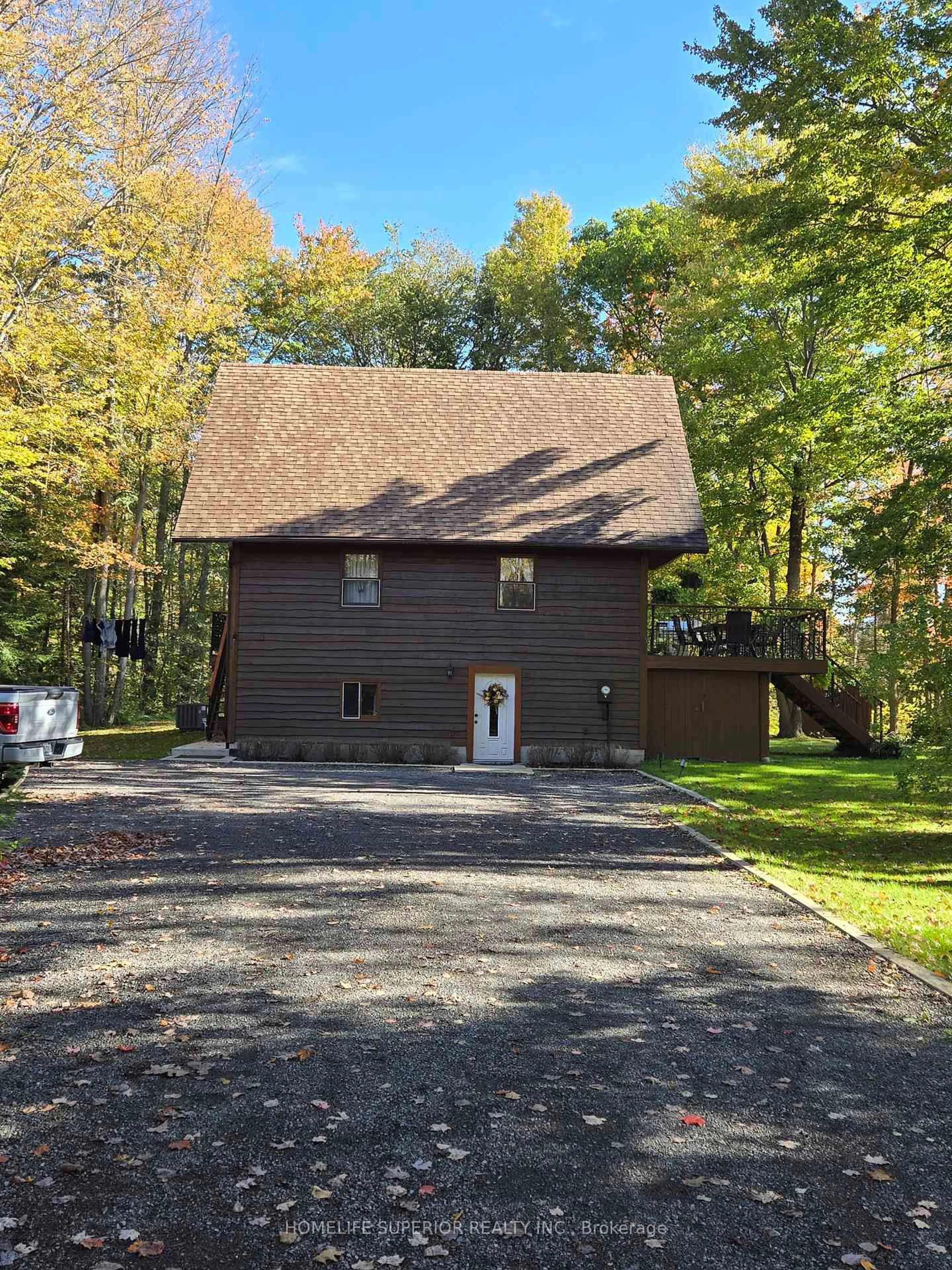 Home with vinyl exterior material, street for 250 River Garden Rd, Limoges Ontario K0K 2M0