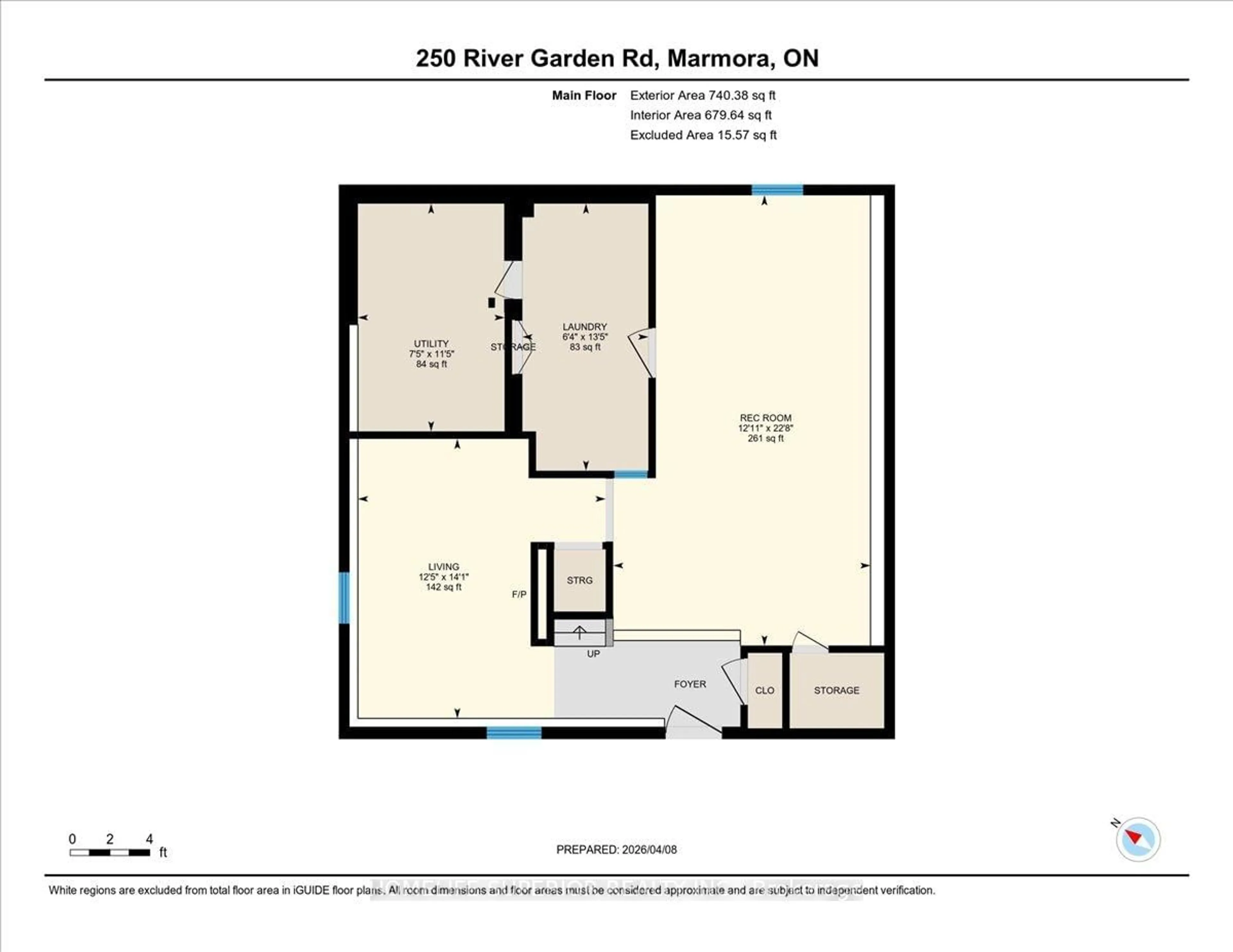 Floor plan for 250 River Garden Rd, Limoges Ontario K0K 2M0