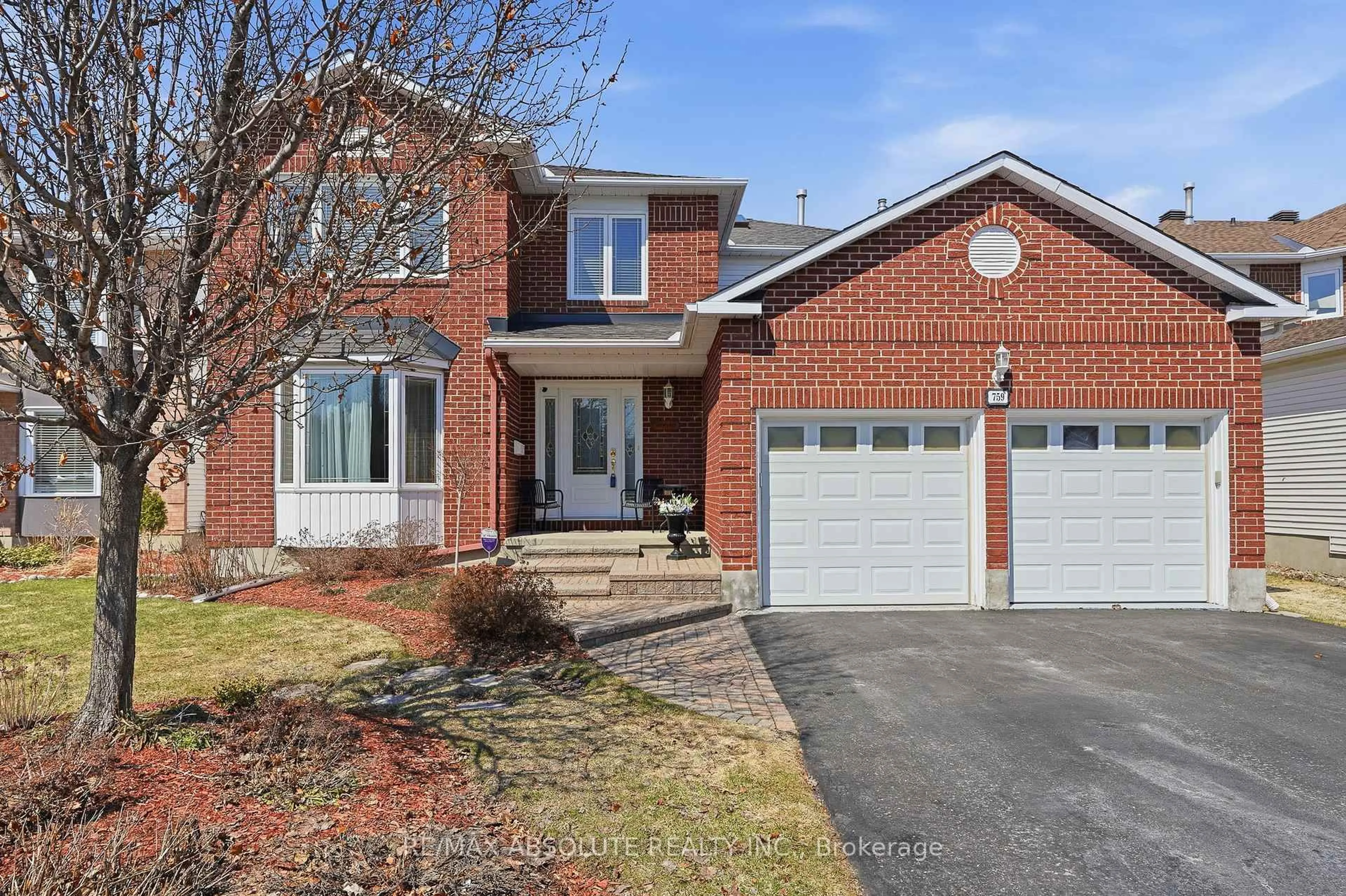 Home with brick exterior material, street for 759 Montcrest Dr, Ottawa Ontario K4A 2N1