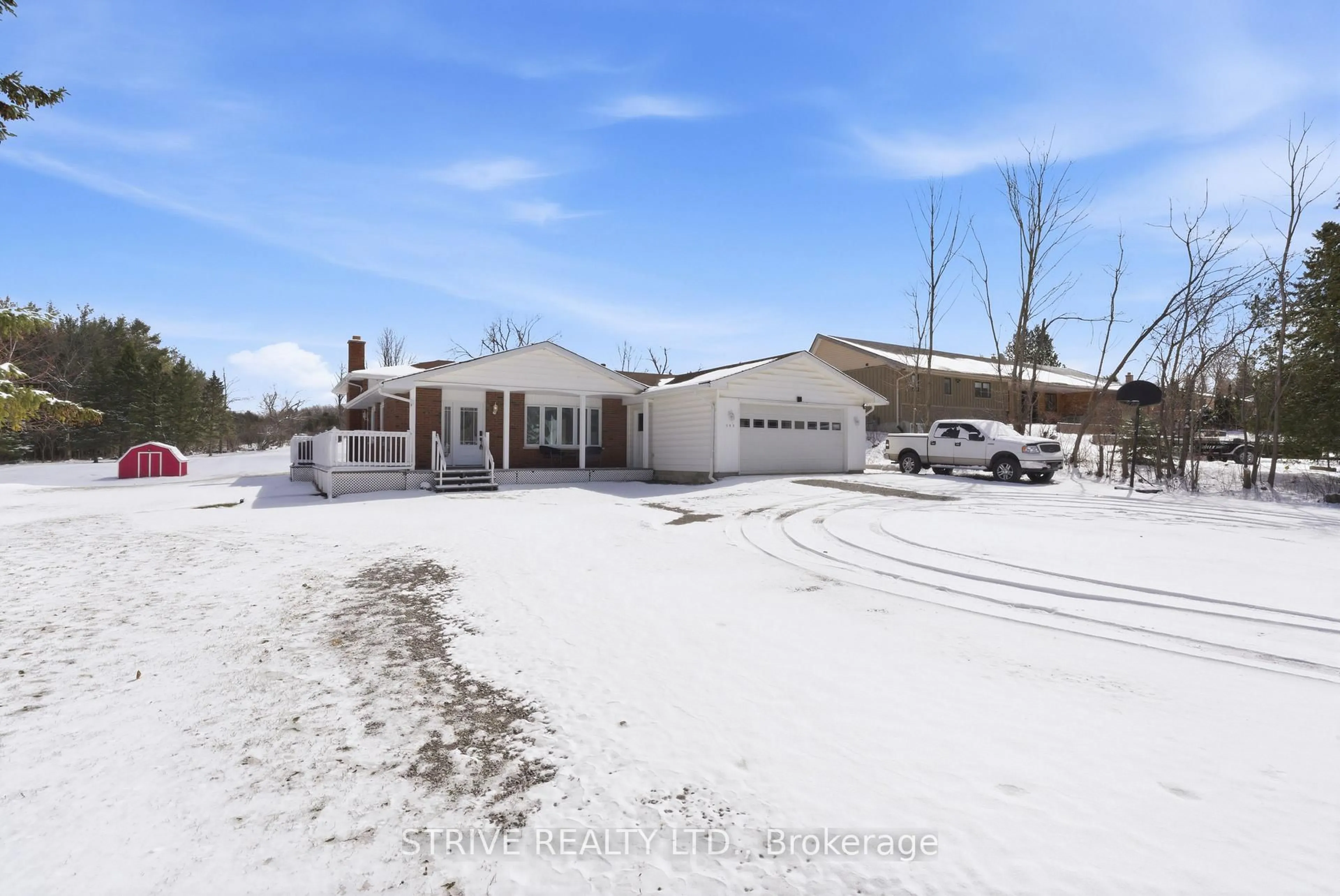 A pic from outside/outdoor area/front of a property/back of a property/a pic from drone, street for 386 Mount Nebo Rd, Kawartha Lakes Ontario K0L 2W0