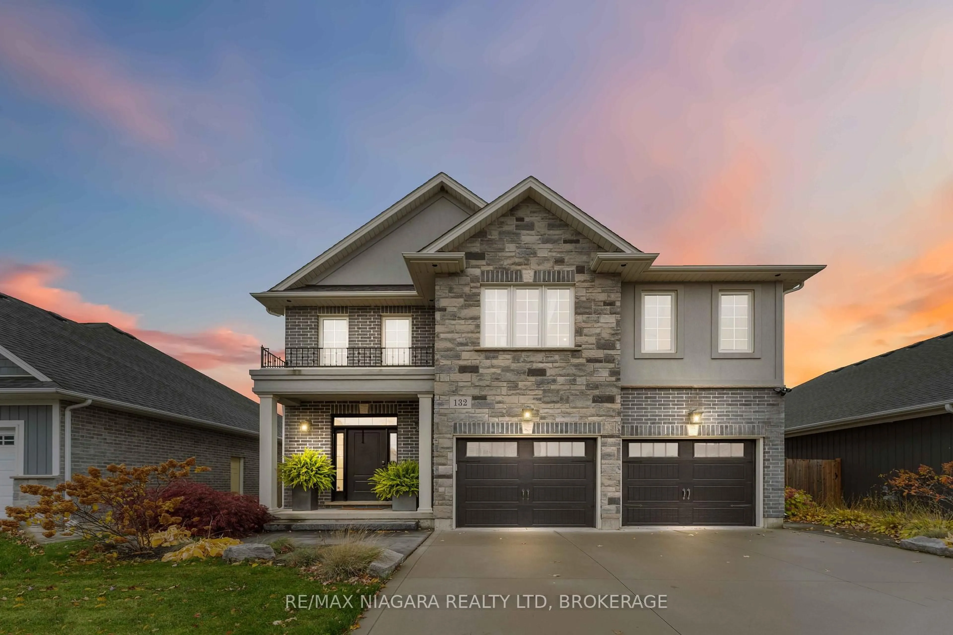 Home with brick exterior material, street for 132 Lametti Dr, Pelham Ontario L0S 1E6