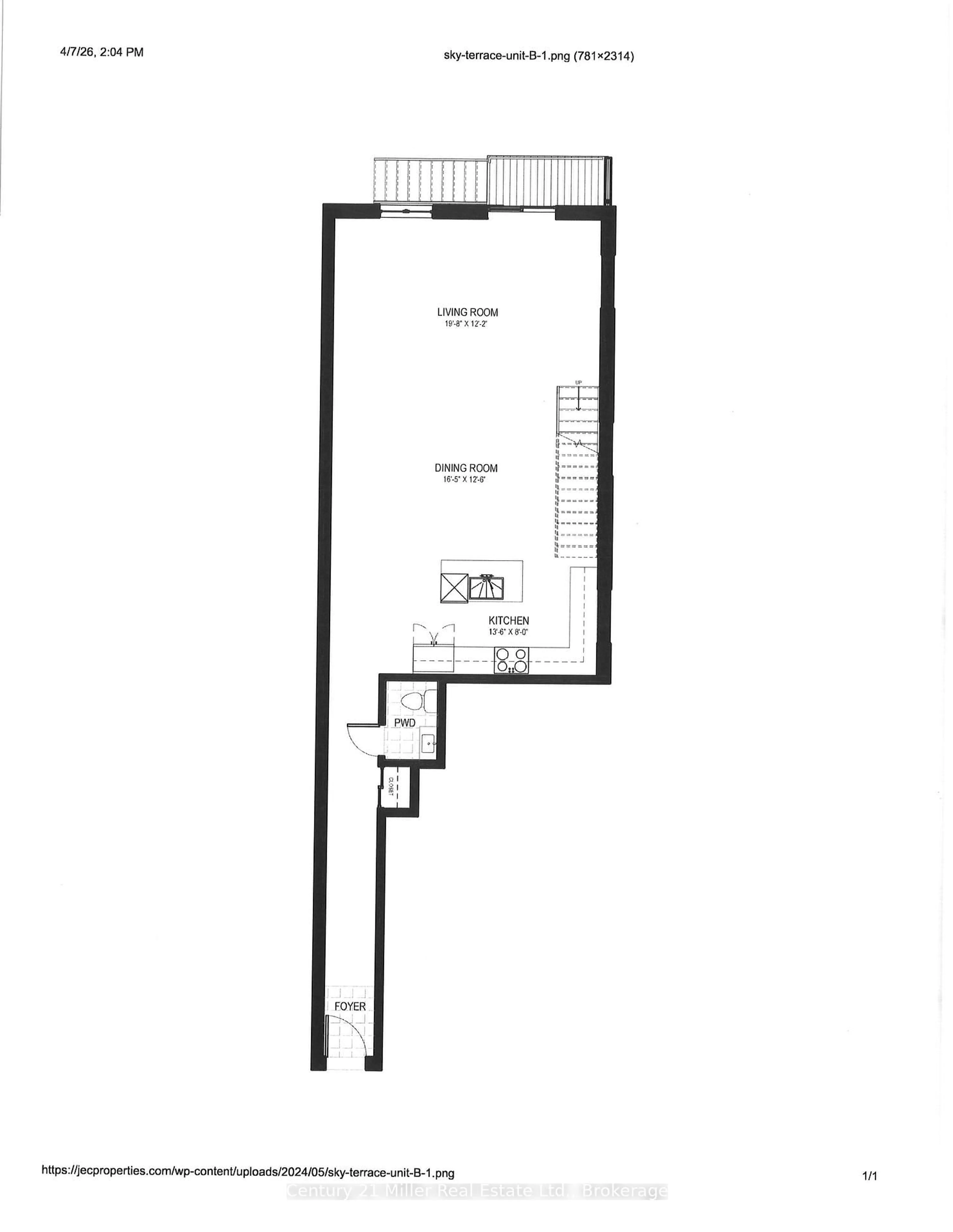 Floor plan for 2 Slessor Blvd #12, Grimsby Ontario L3M 5J4