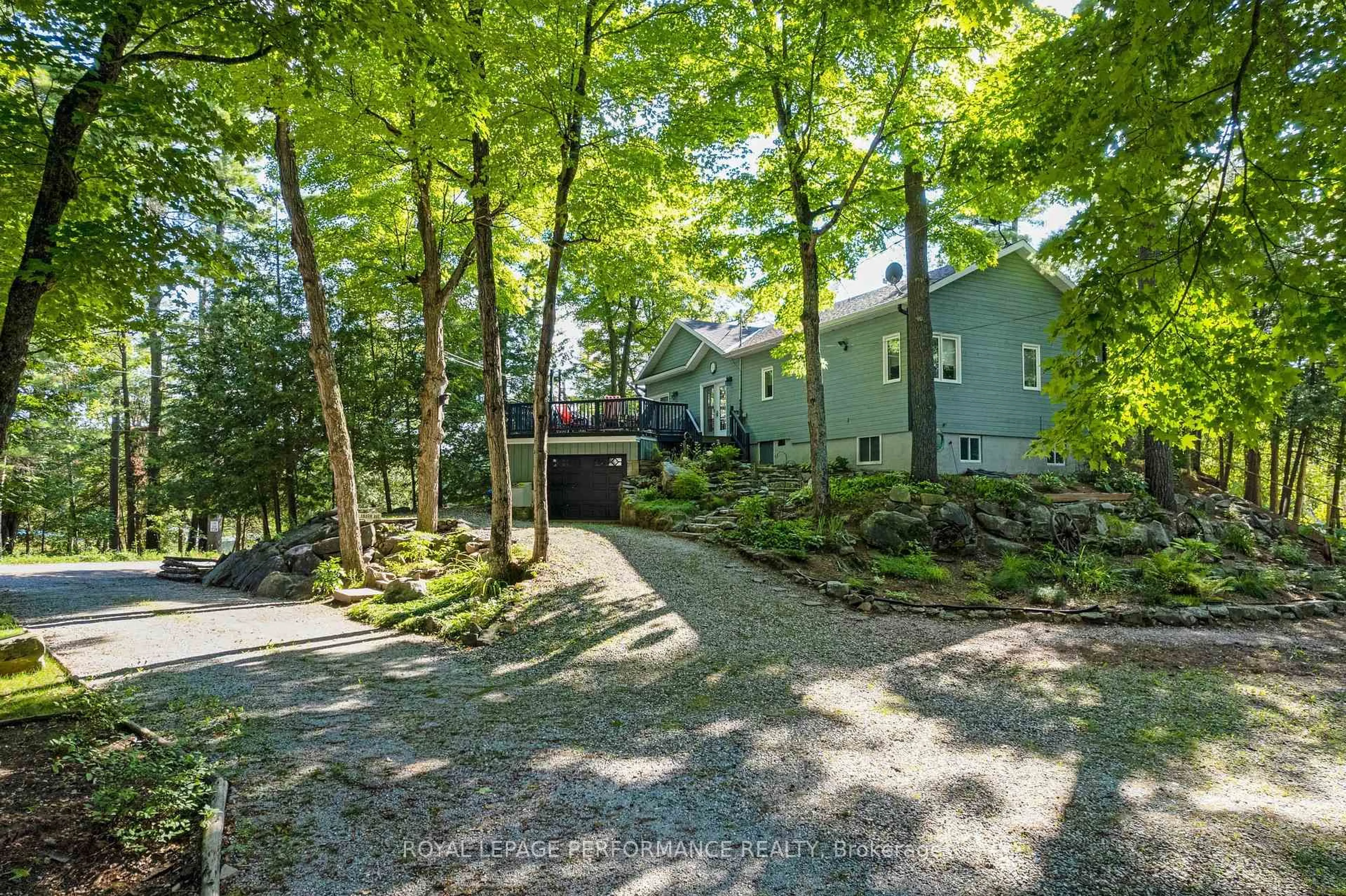A pic from outside/outdoor area/front of a property/back of a property/a pic from drone, forest/trees view for 1020 Carson Trail Rd, Snow Road Station Ontario K0H 2R0