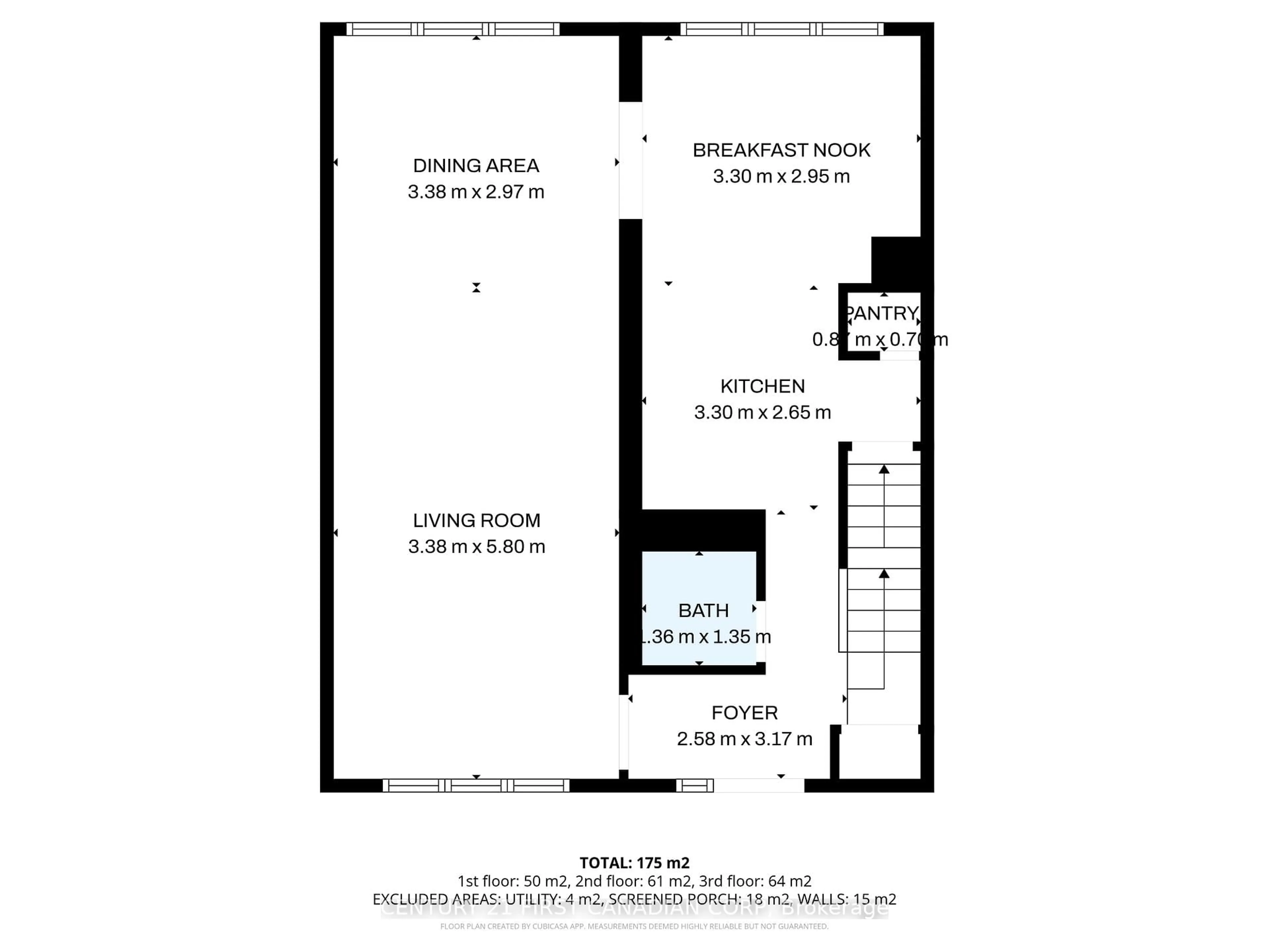 Floor plan for 731 Wilkins St, London South Ontario N6C 4Z9