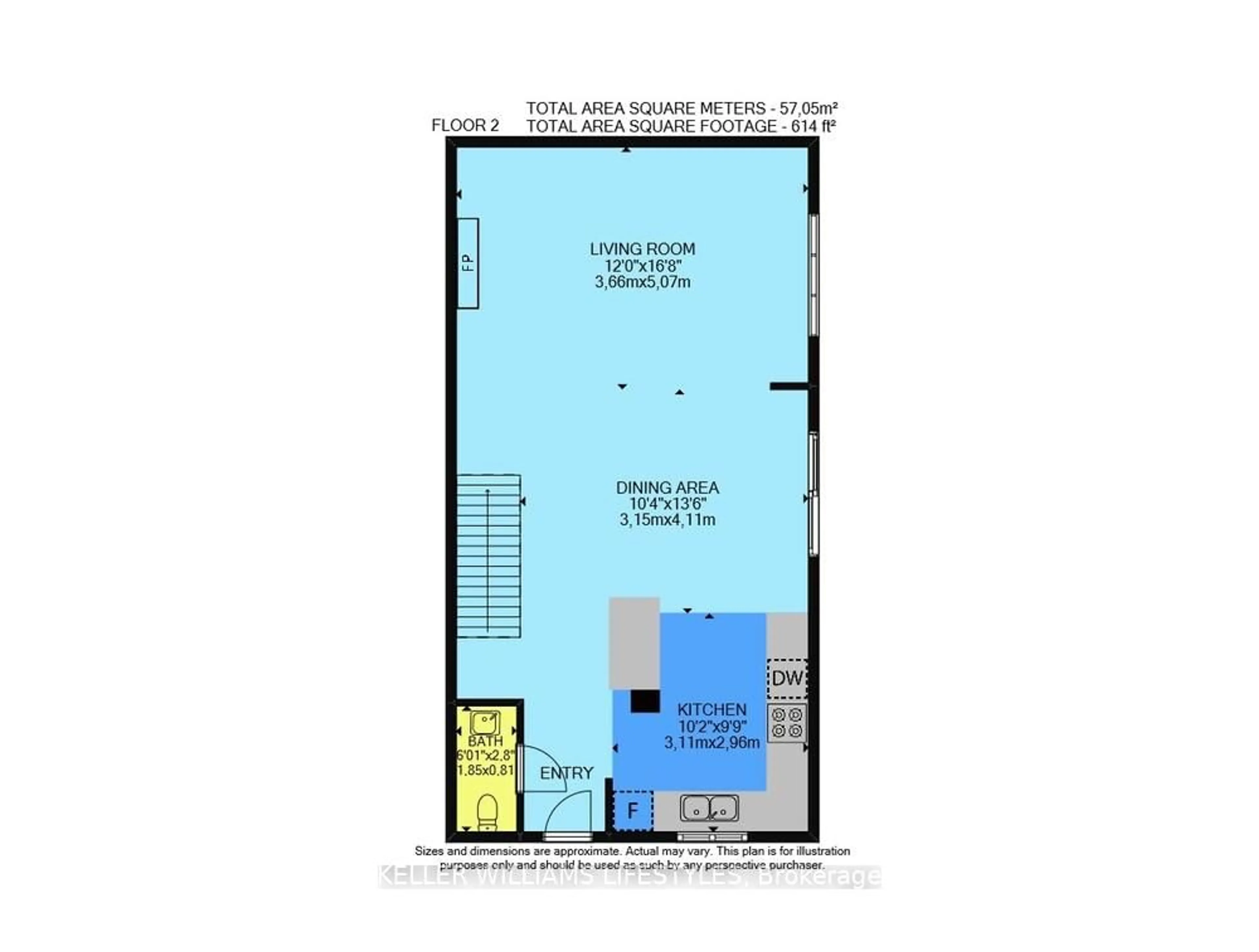Floor plan for 230 Clarke Rd #4, London East Ontario N5W 5P5