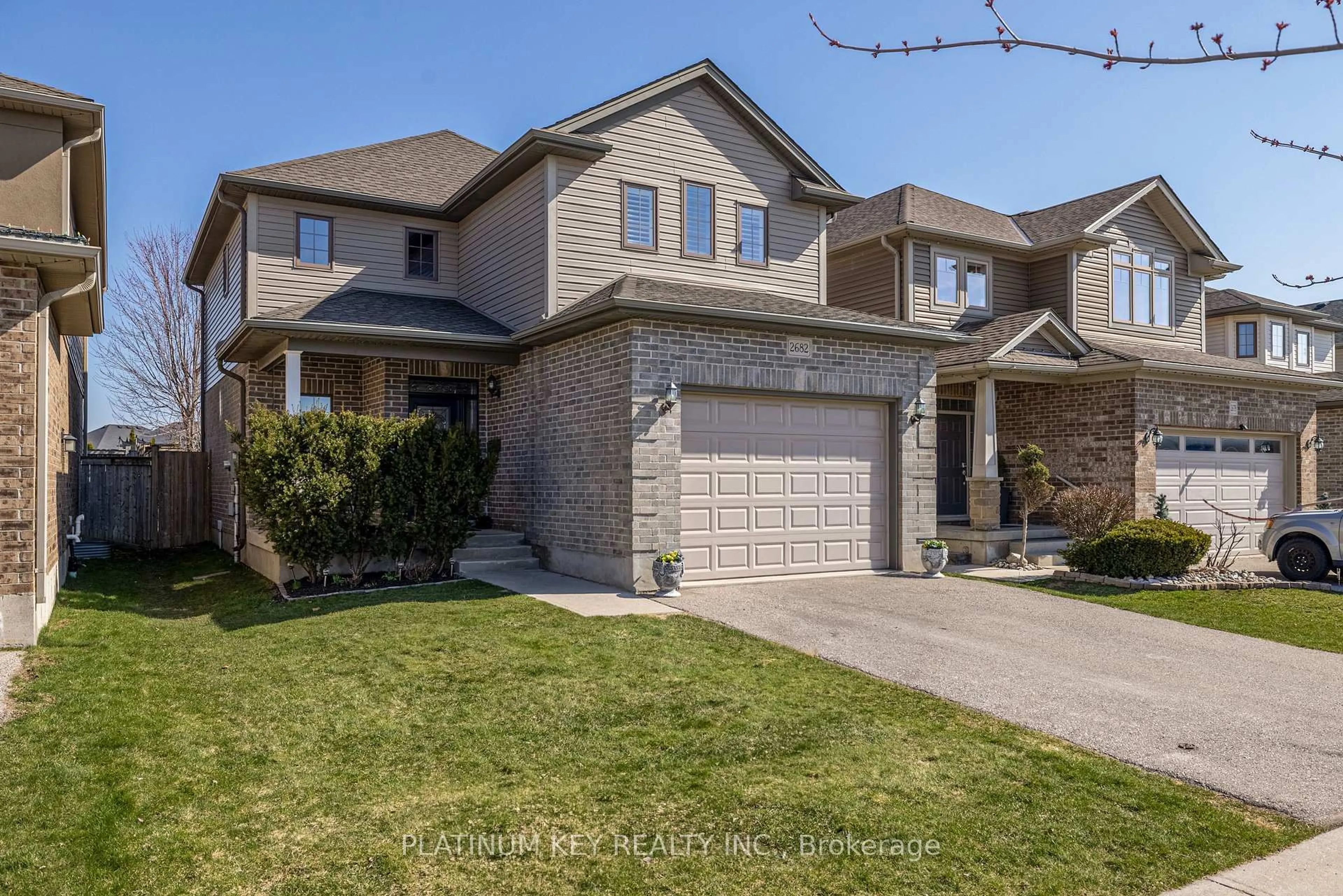 Home with brick exterior material, street for 2682 Tokala Tr, London North Ontario N6G 5B4