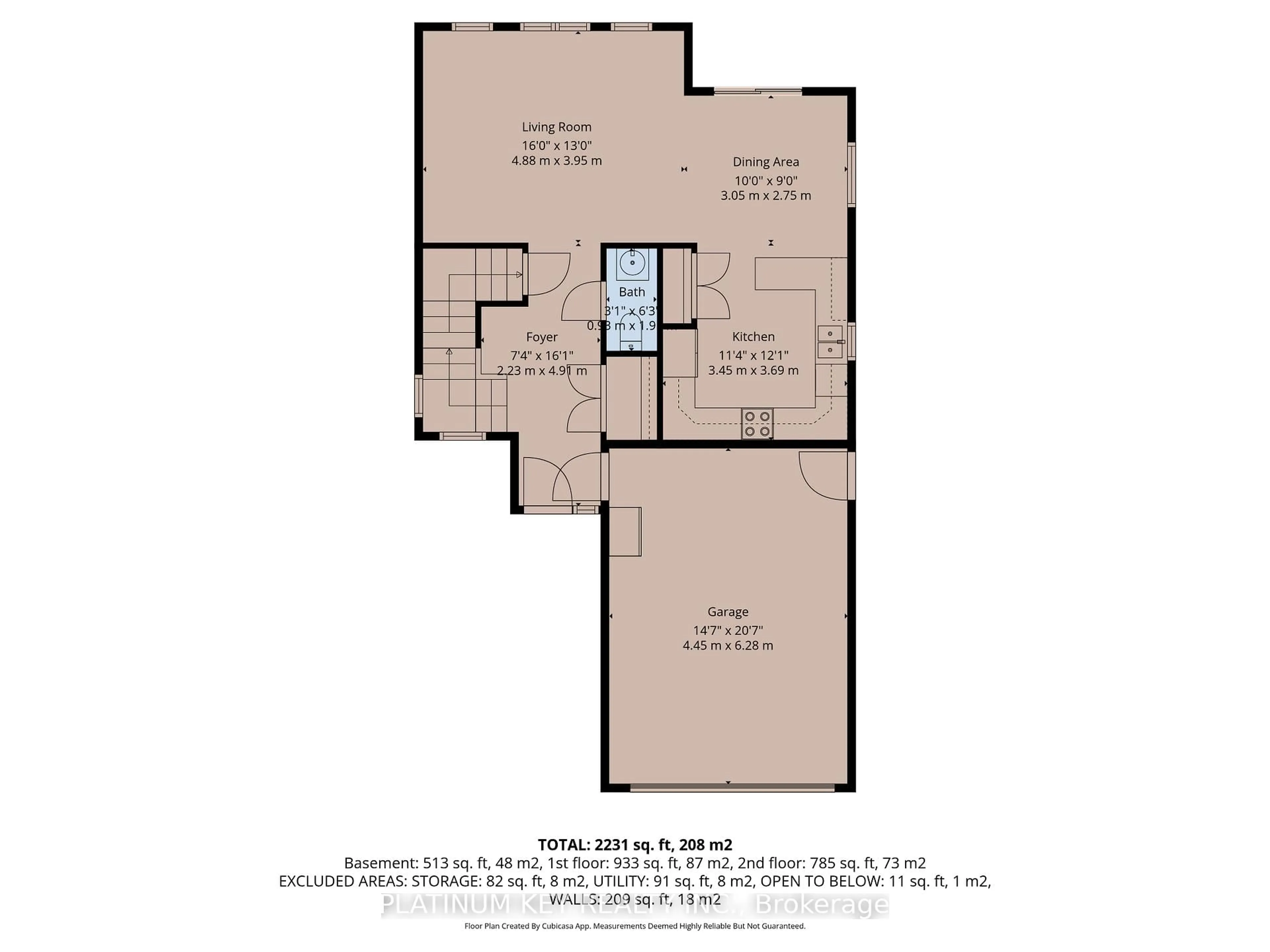 Floor plan for 2682 Tokala Tr, London North Ontario N6G 5B4