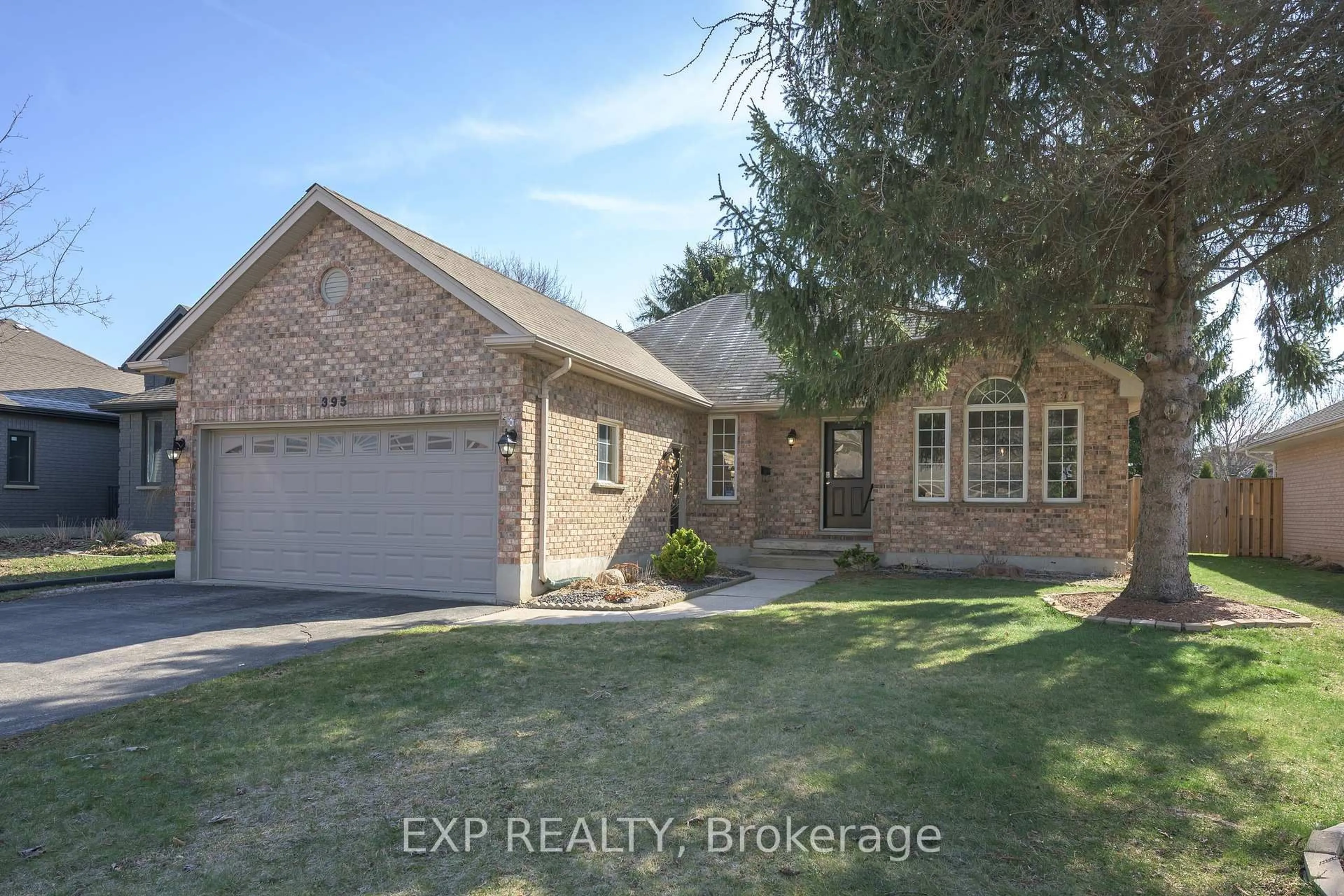 Home with brick exterior material, street for 395 Riverview Dr, Strathroy-Caradoc Ontario N7G 4A8