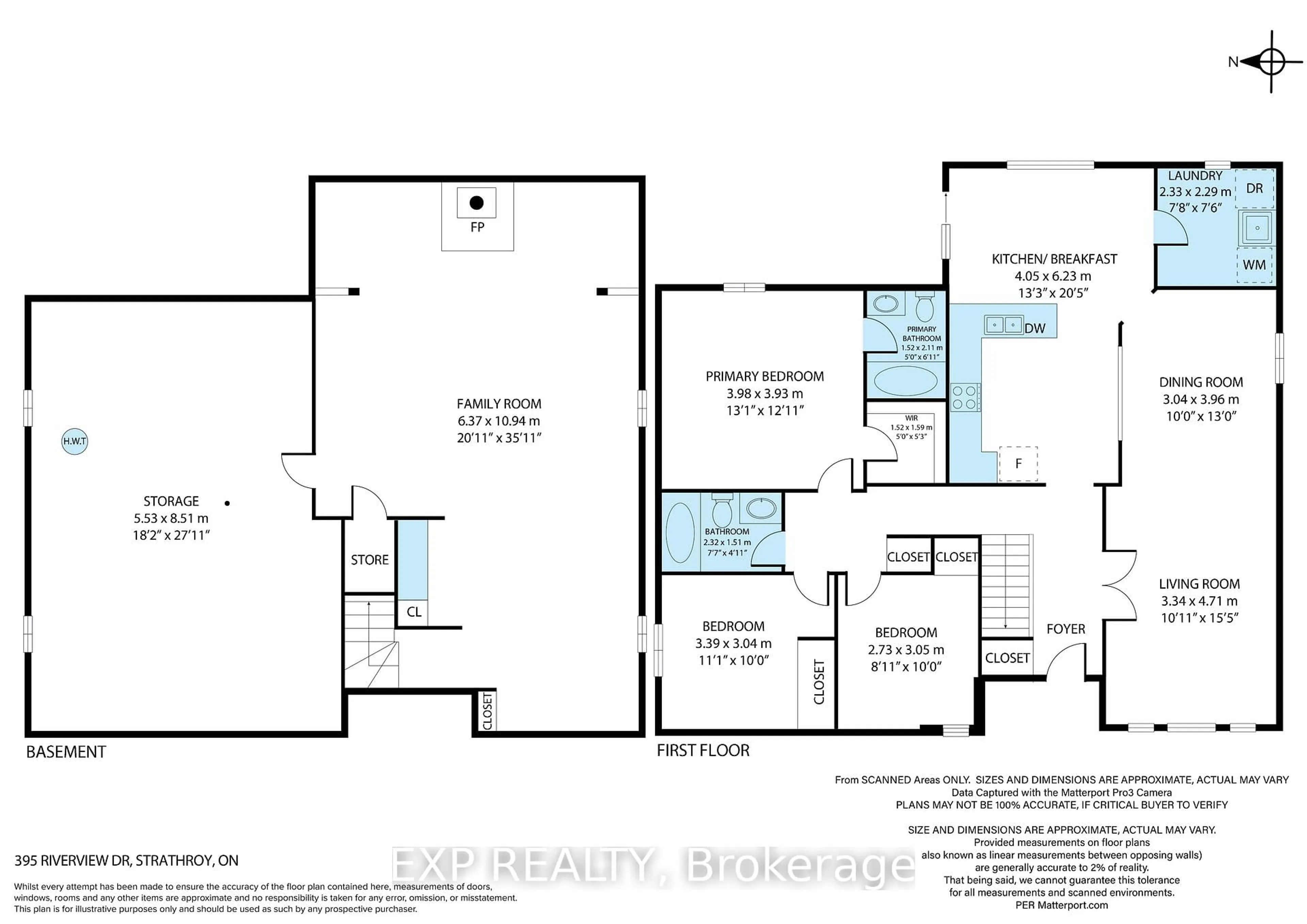 Floor plan for 395 Riverview Dr, Strathroy-Caradoc Ontario N7G 4A8