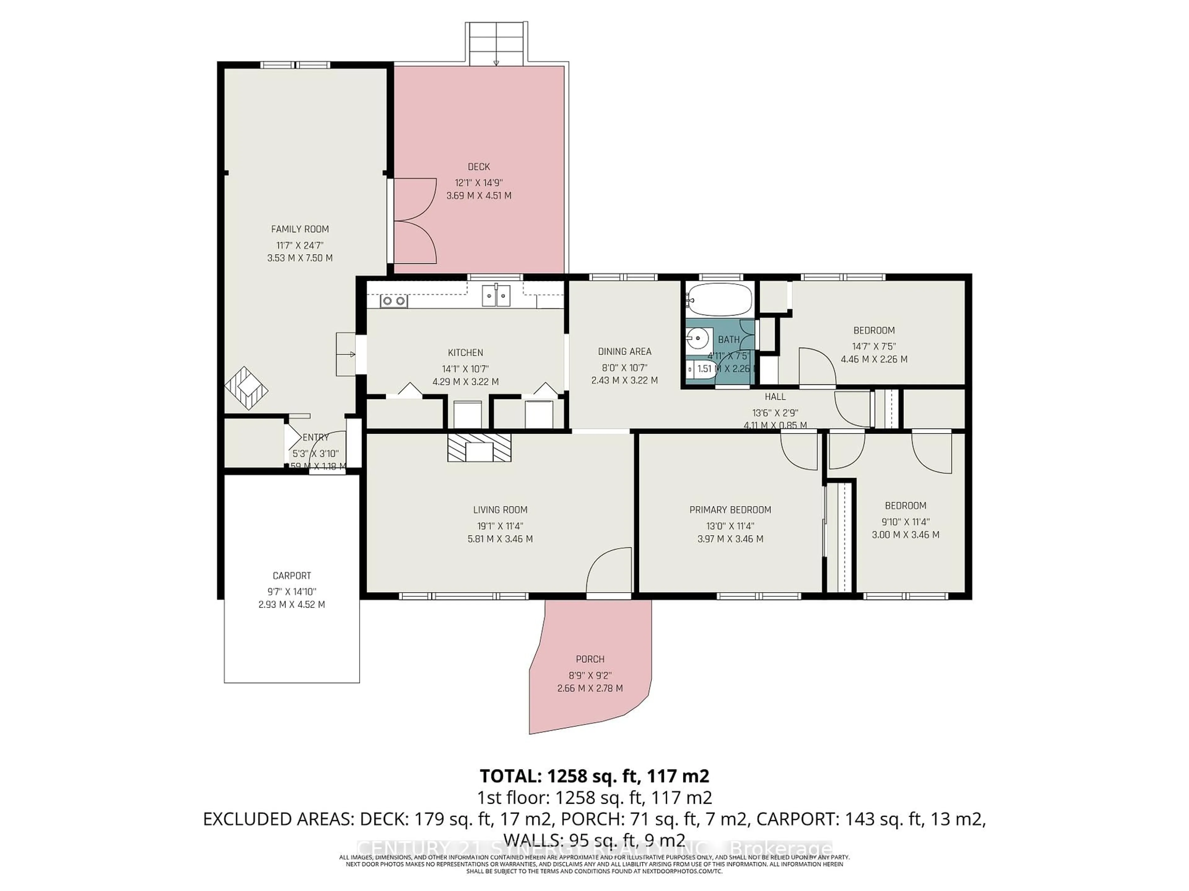 Floor plan for 20 Condie St, Smiths Falls Ontario K7A 2S8