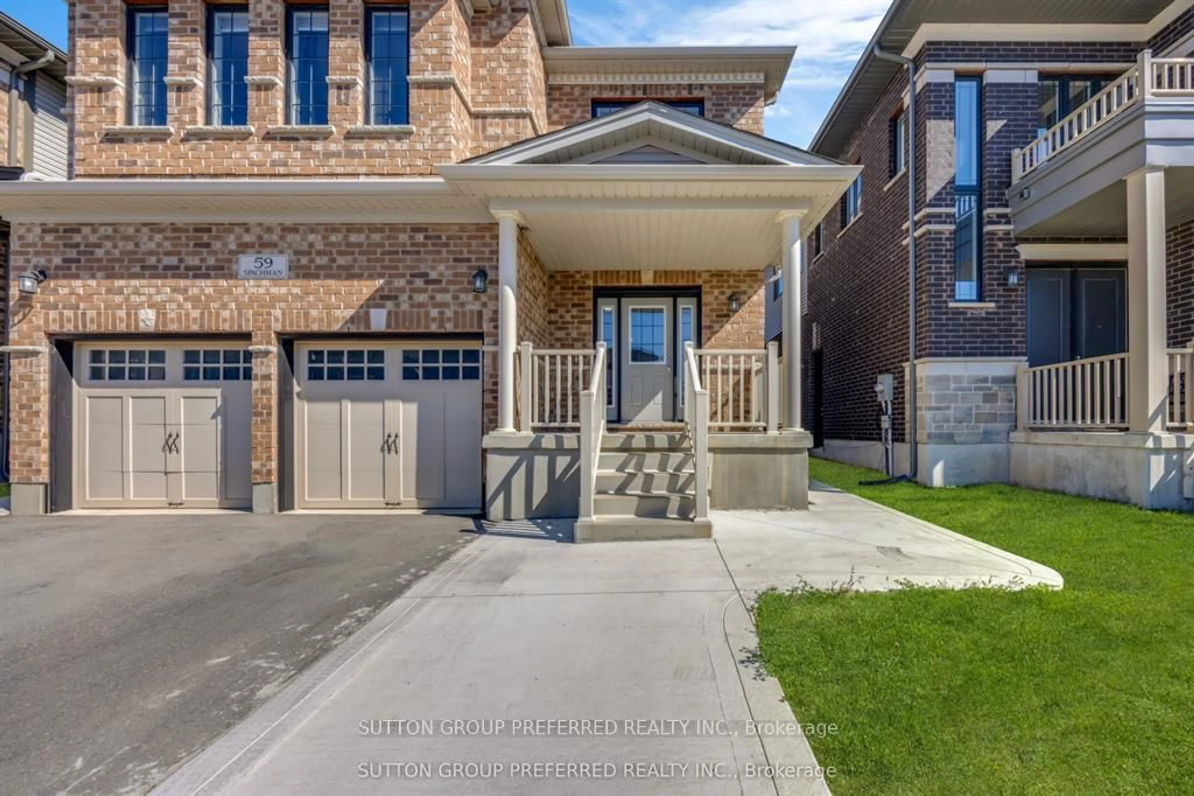 Home with brick exterior material, street for 59 Spachman St, Kitchener Ontario N2R 1R7
