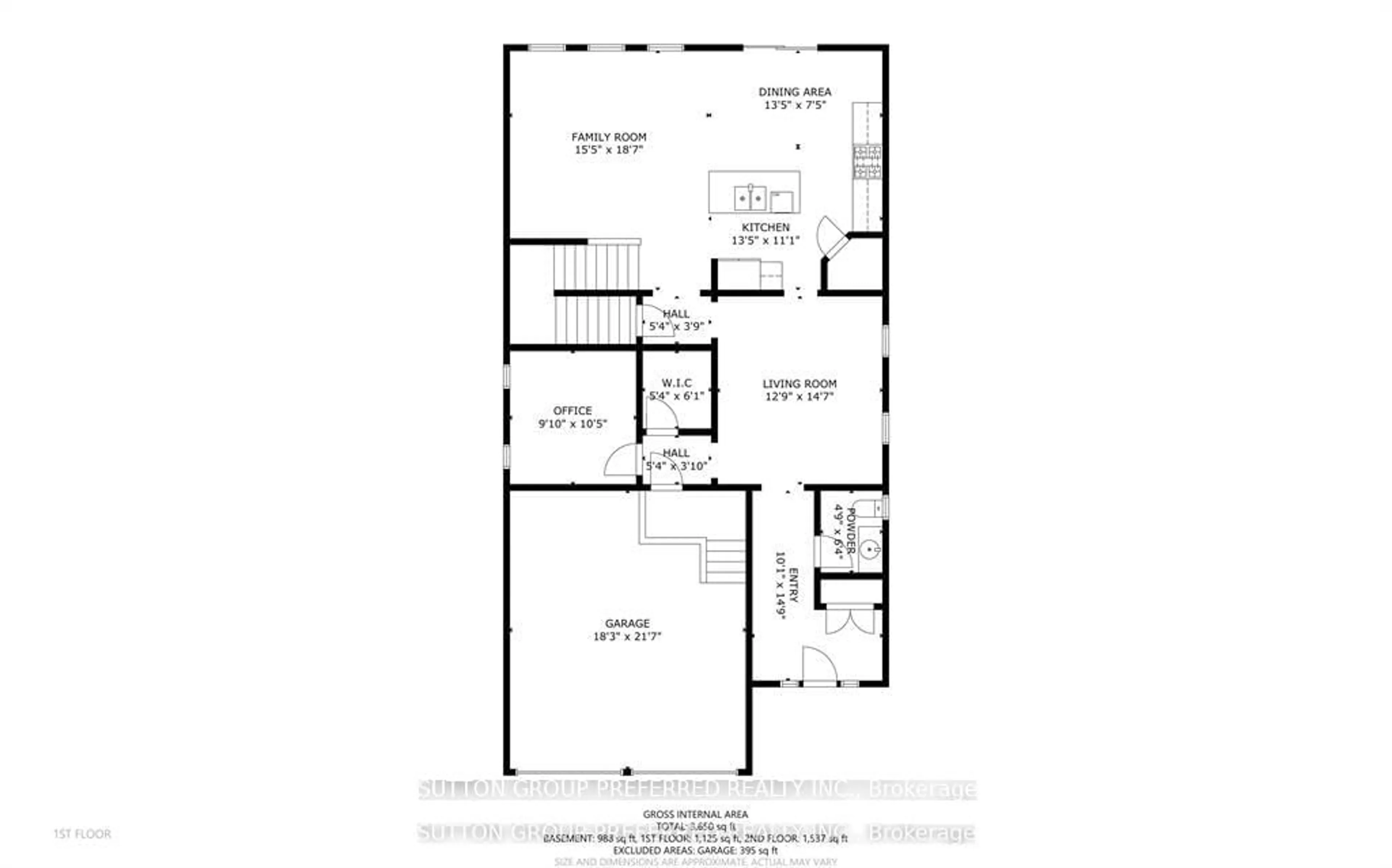 Floor plan for 59 Spachman St, Kitchener Ontario N2R 1R7
