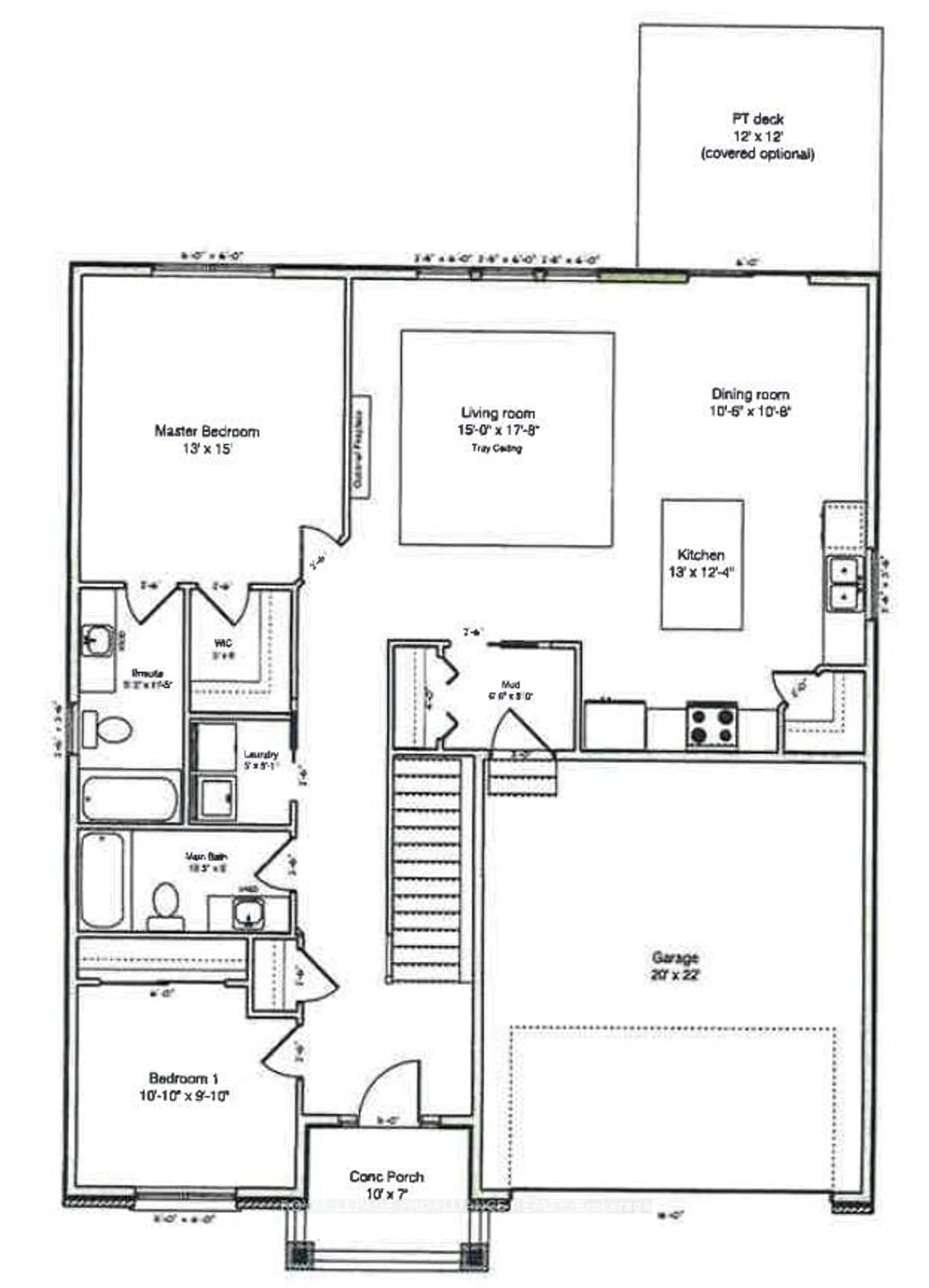 Floor plan for 20 Deerview Dr, Ingleside Ontario K8V 5P4