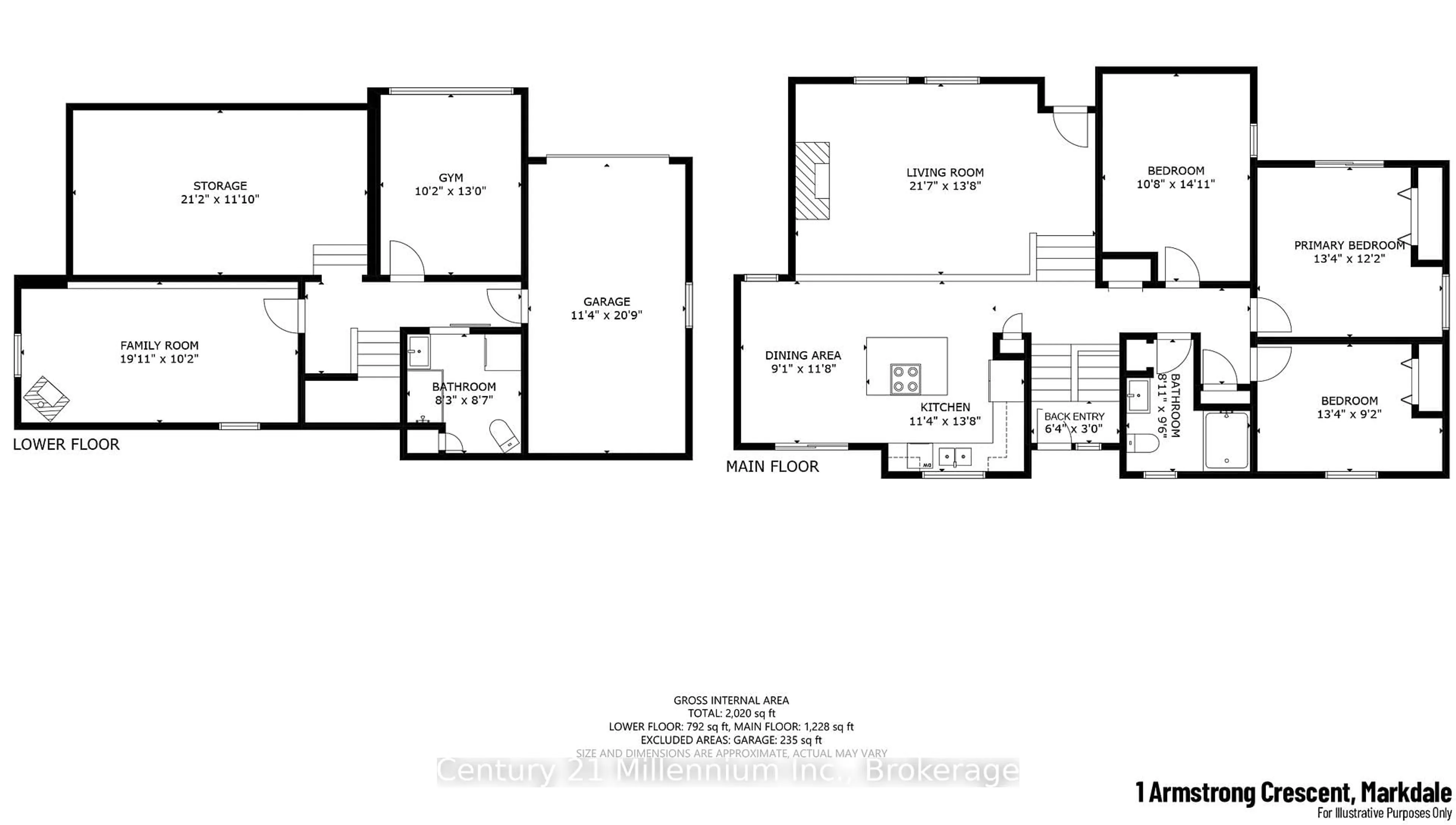 Floor plan for 1 Armstrong Cres, Grey Highlands Ontario N0C 1H0