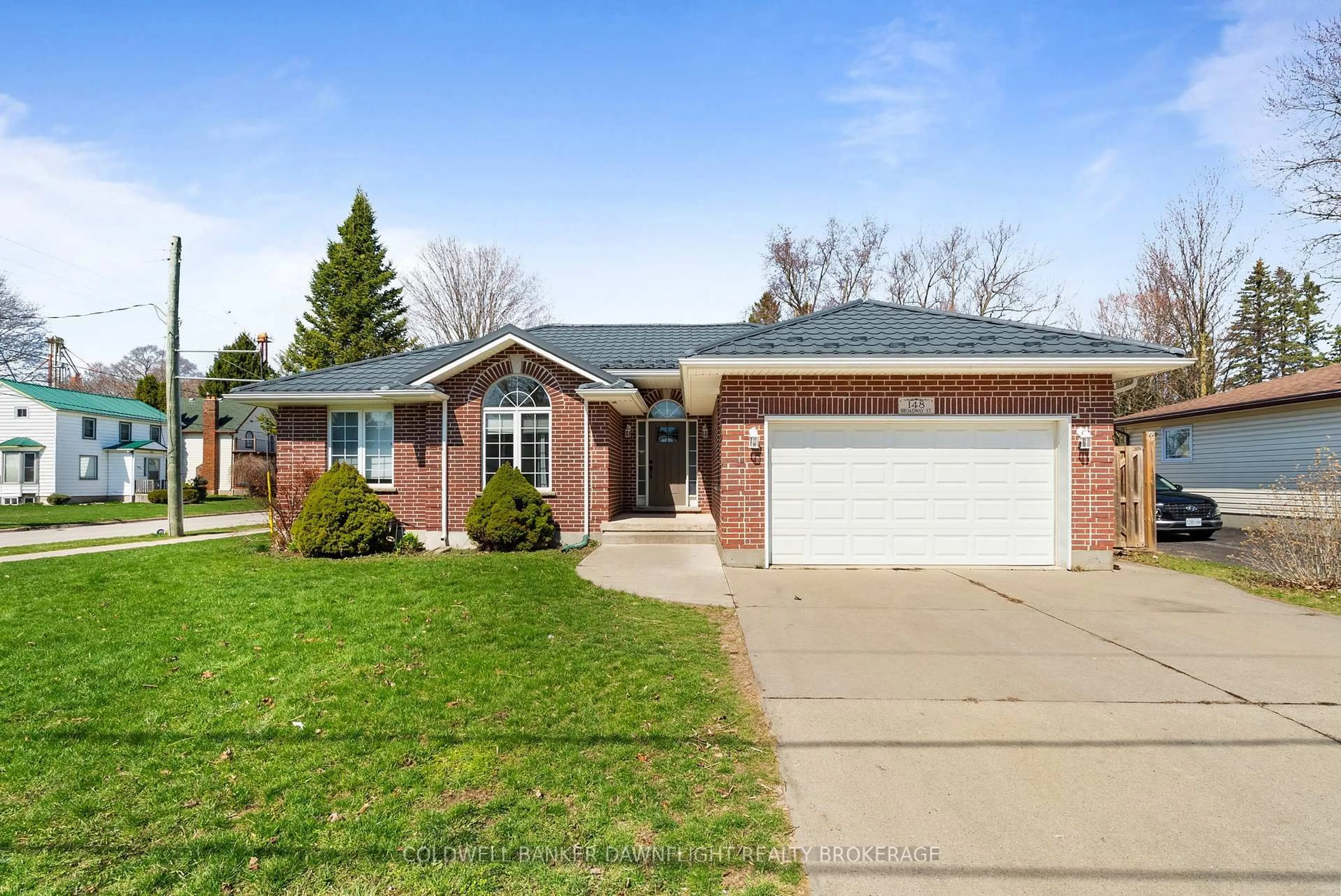 Home with brick exterior material, street for 148 Broadway St, North Middlesex Ontario N0M 2K0