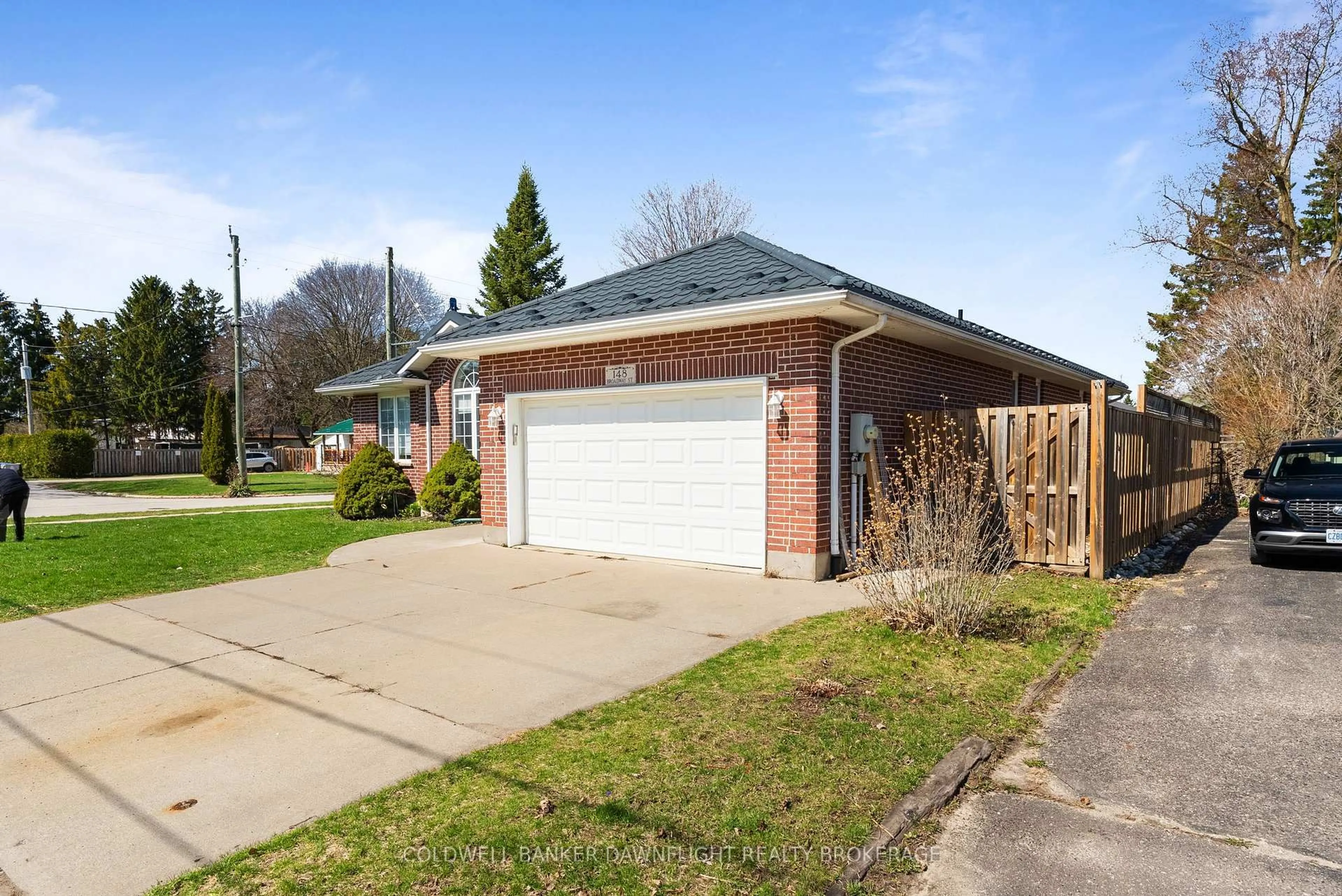 Home with brick exterior material, street for 148 Broadway St, North Middlesex Ontario N0M 2K0