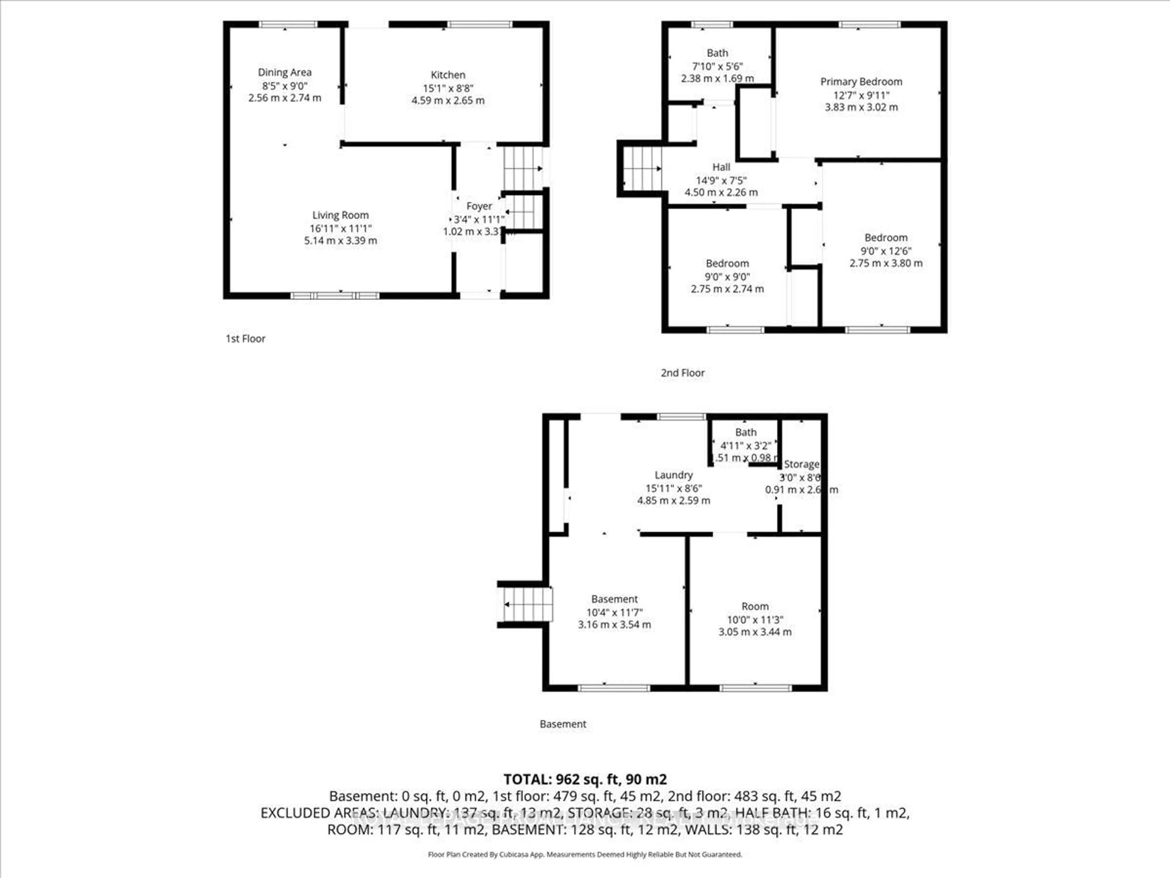 Floor plan for 24 Melrose Cres, Belleville Ontario K8N 1X9