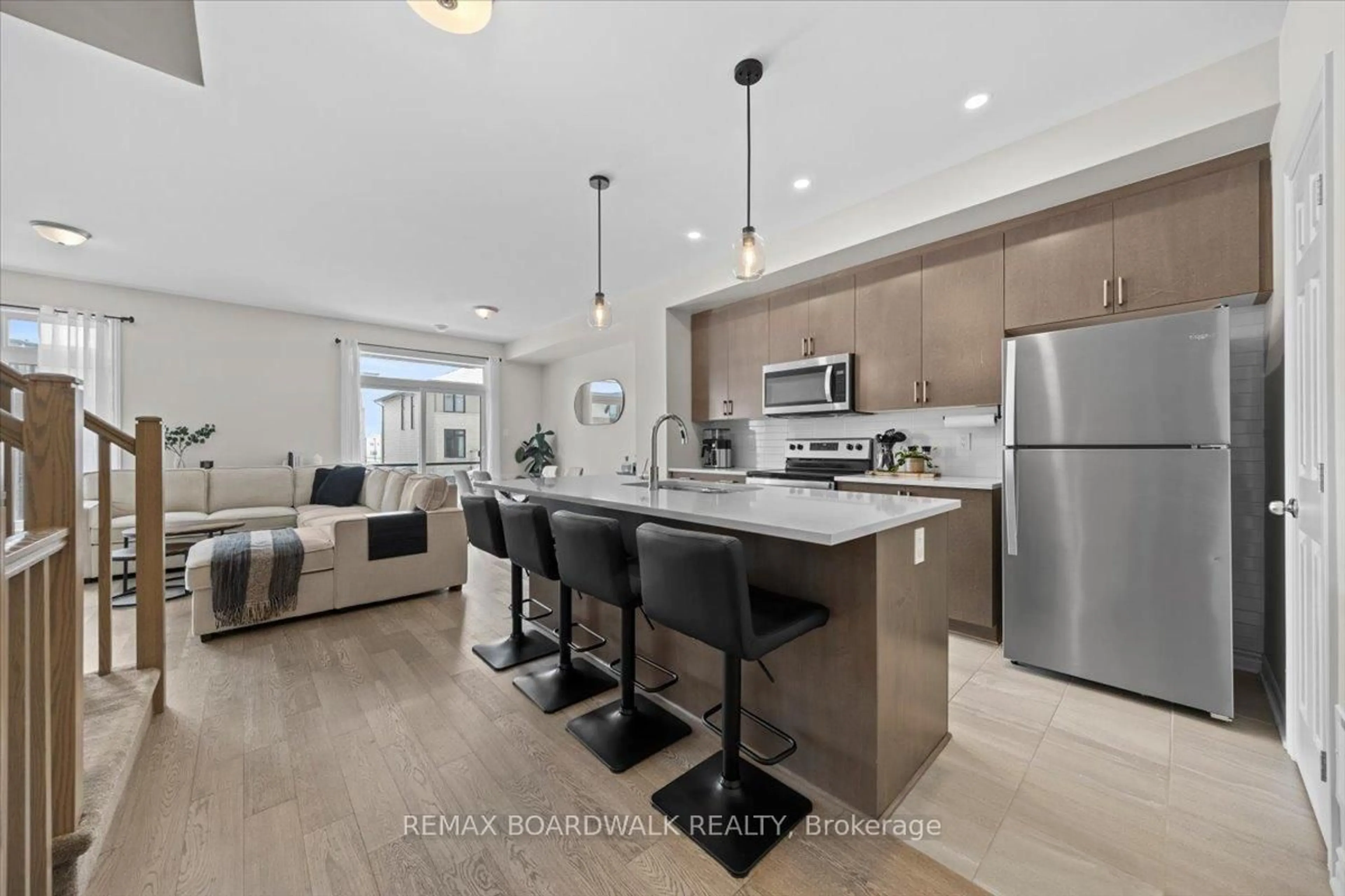 Open concept kitchen, unknown for 274 Pastel Way, Ottawa Ontario K2J 6C1