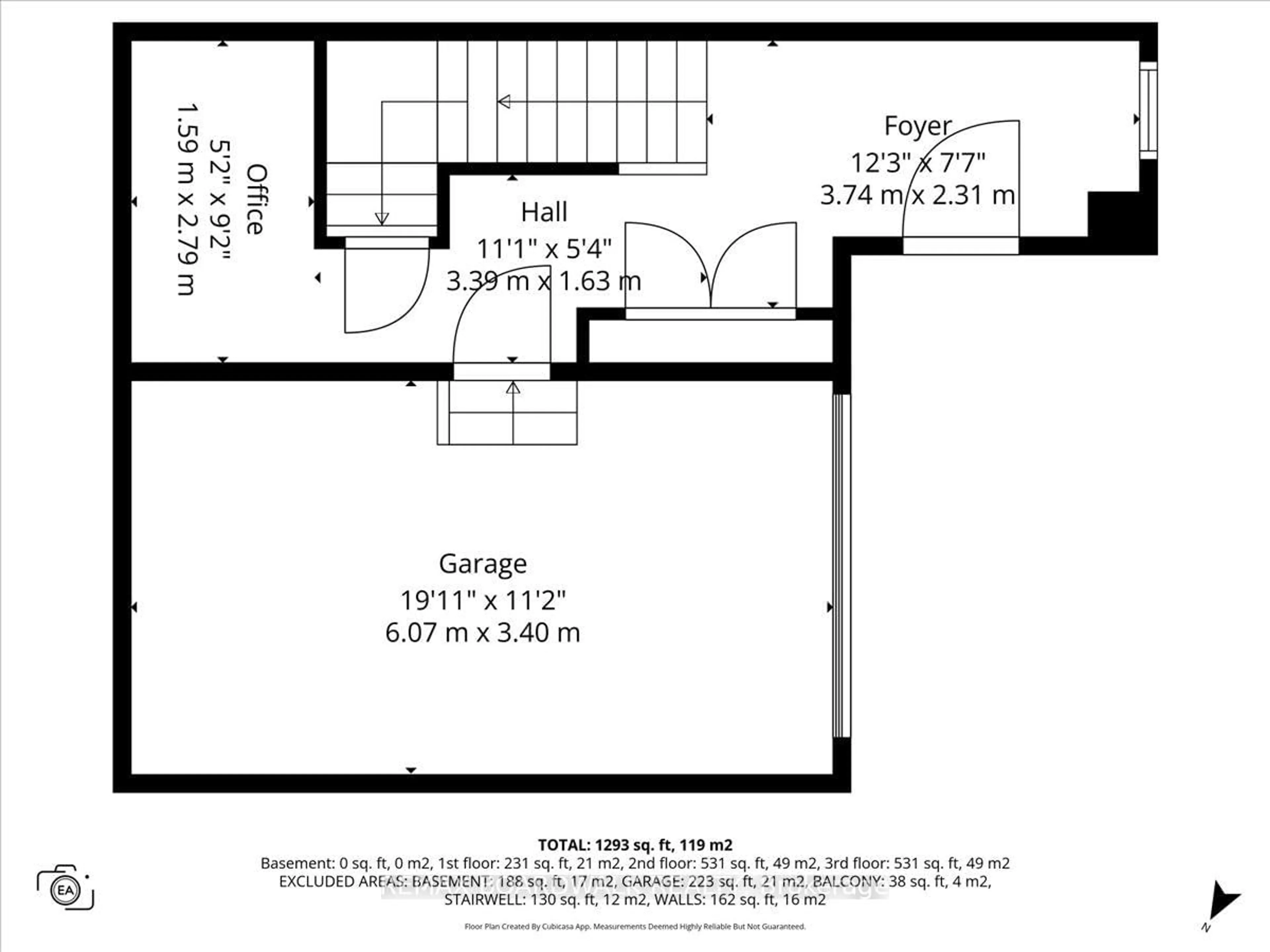 Floor plan for 274 Pastel Way, Ottawa Ontario K2J 6C1