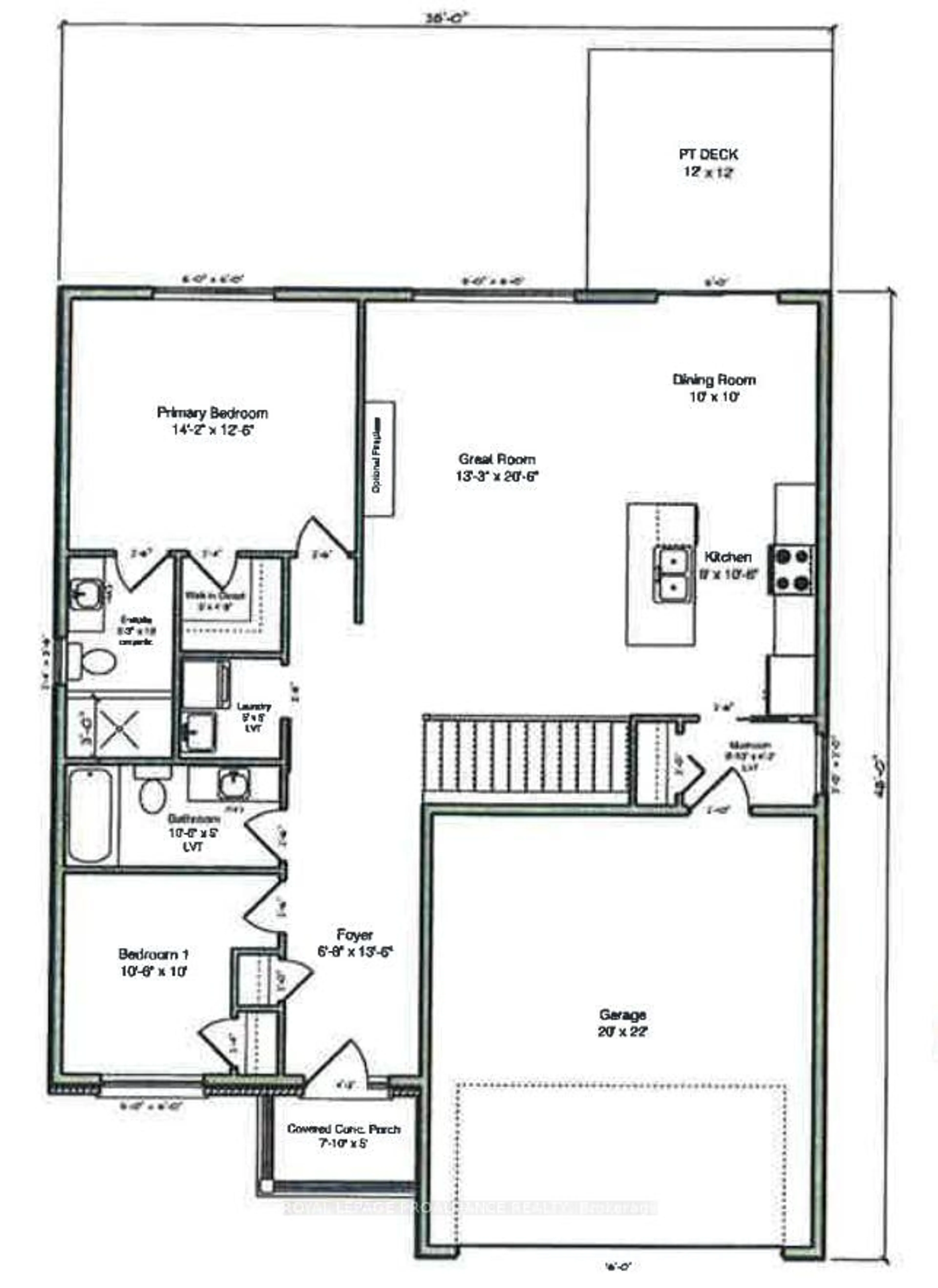 Floor plan for 24 Deerview Dr, Ingleside Ontario K8V 5P4