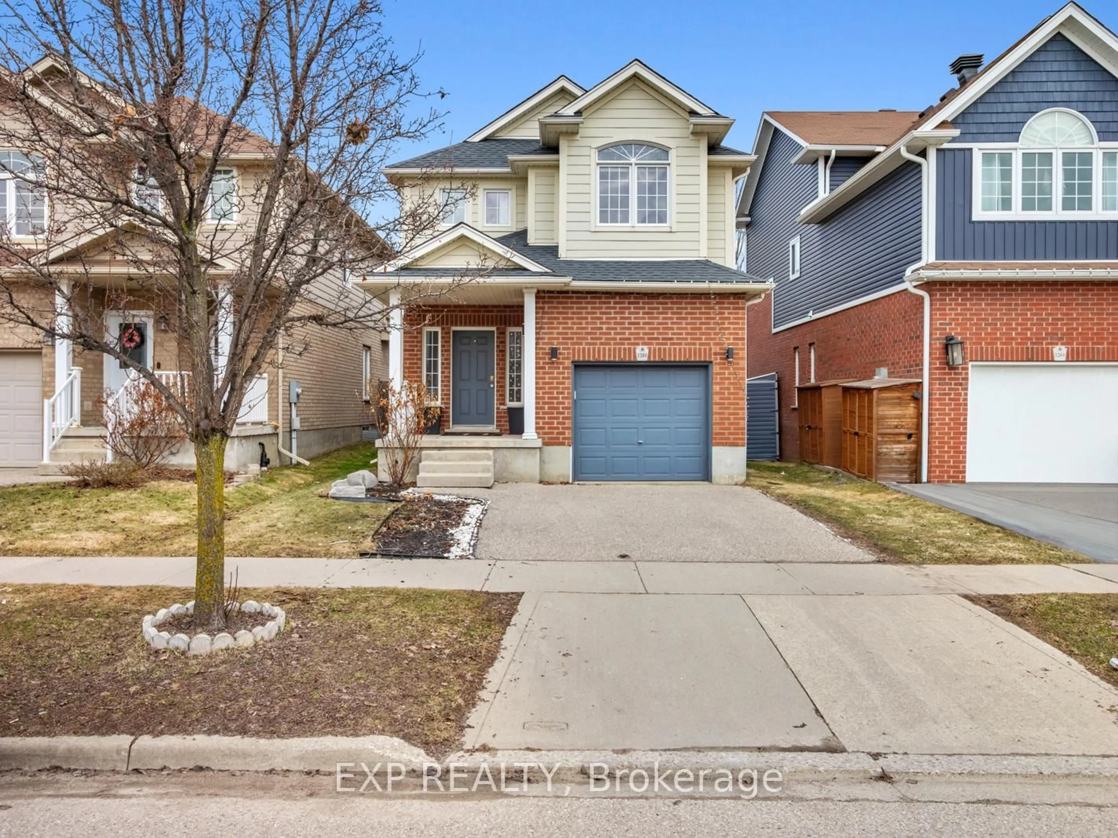 Home with brick exterior material, street for 1260 Old Zeller Dr, Kitchener Ontario N2A 0A2