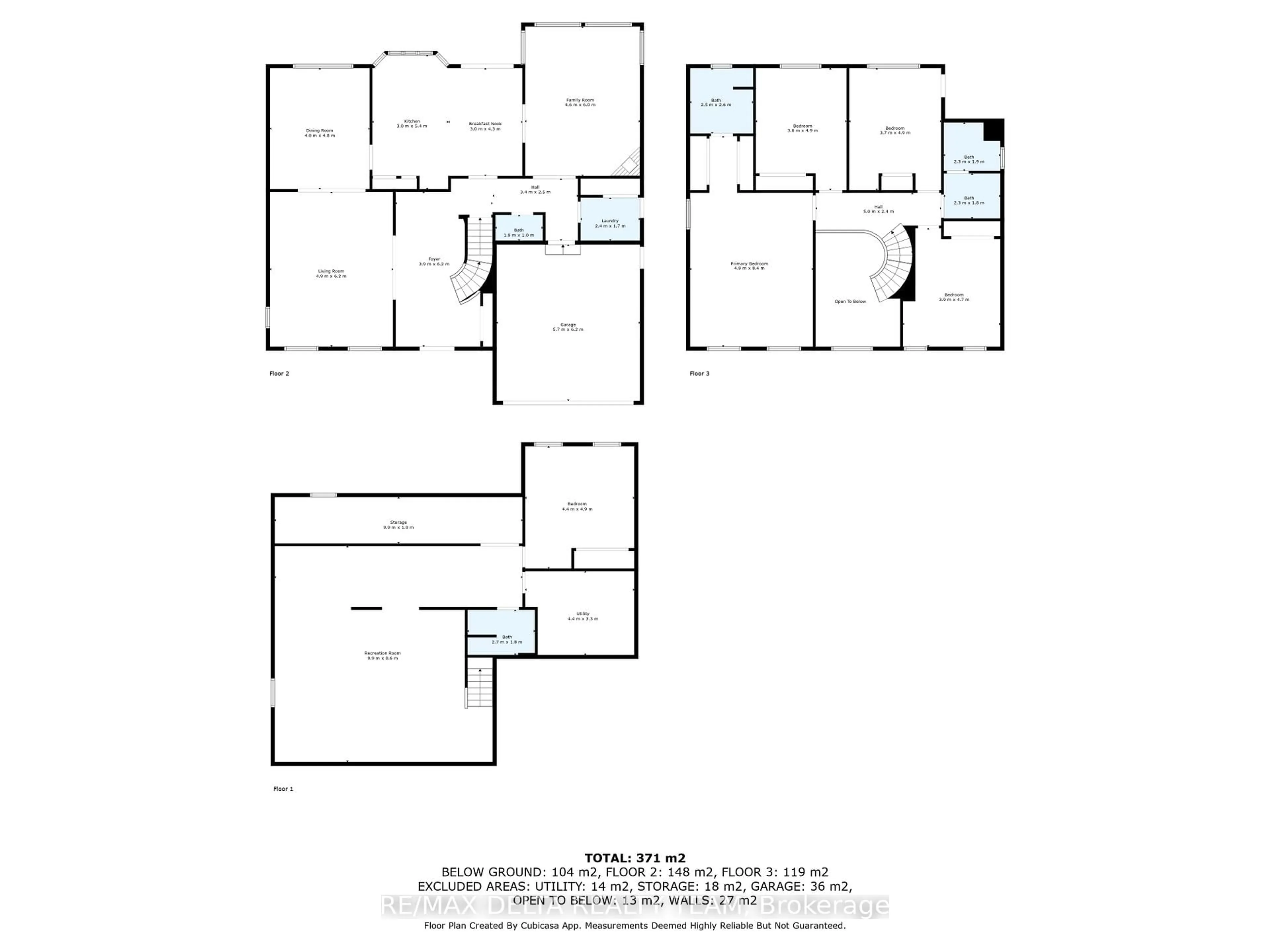 Floor plan for 11 Garand Pl, Ottawa Ontario K1H 8M1