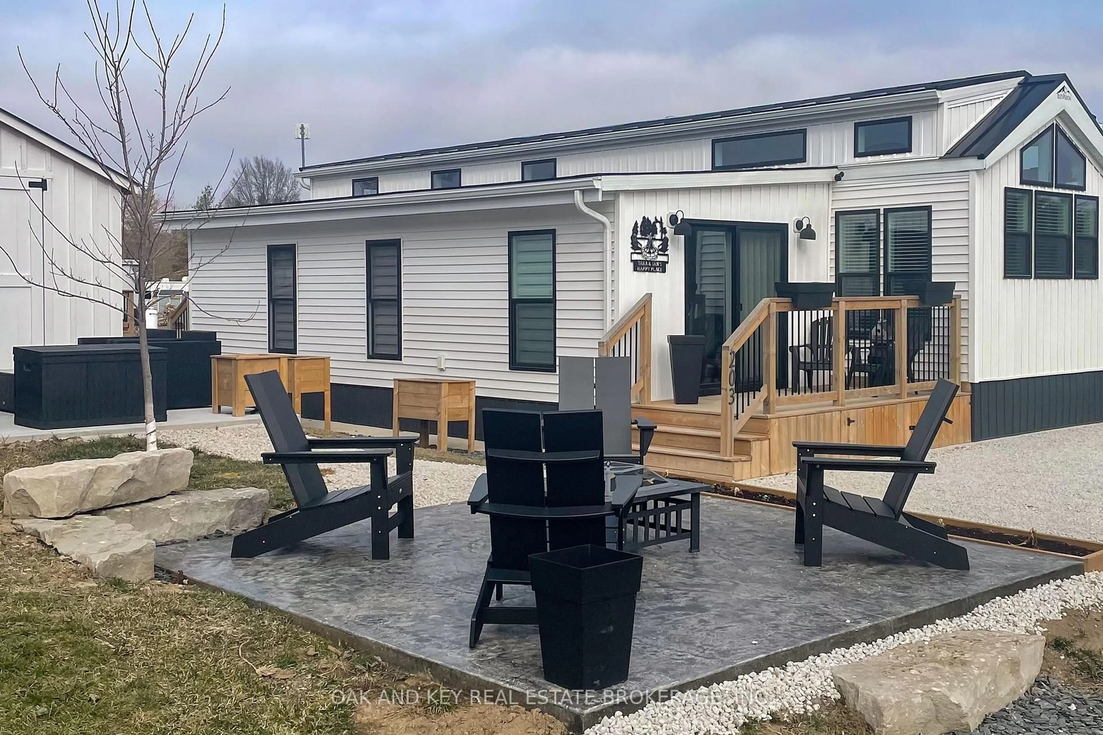 Patio, street for 4838 Switzer Dr #203, Southwest Middlesex Ontario N0L 1A0