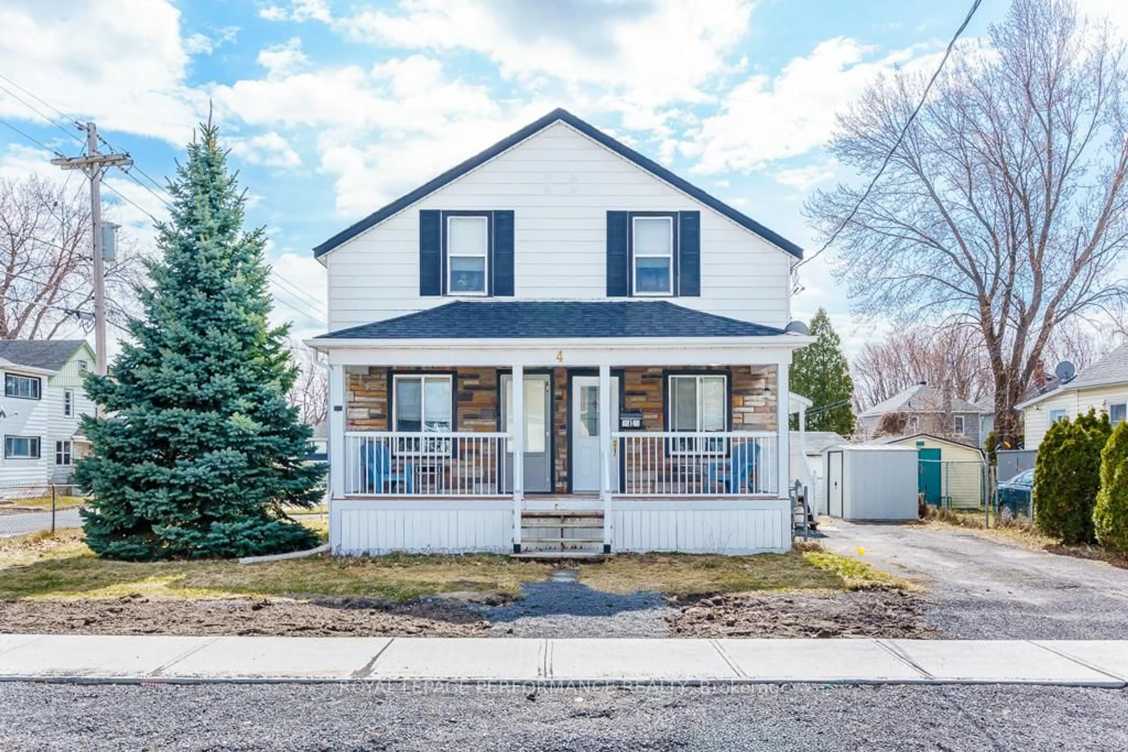 Home with vinyl exterior material, street for 4 Lauber Ave, Cornwall Ontario K6J 2V9