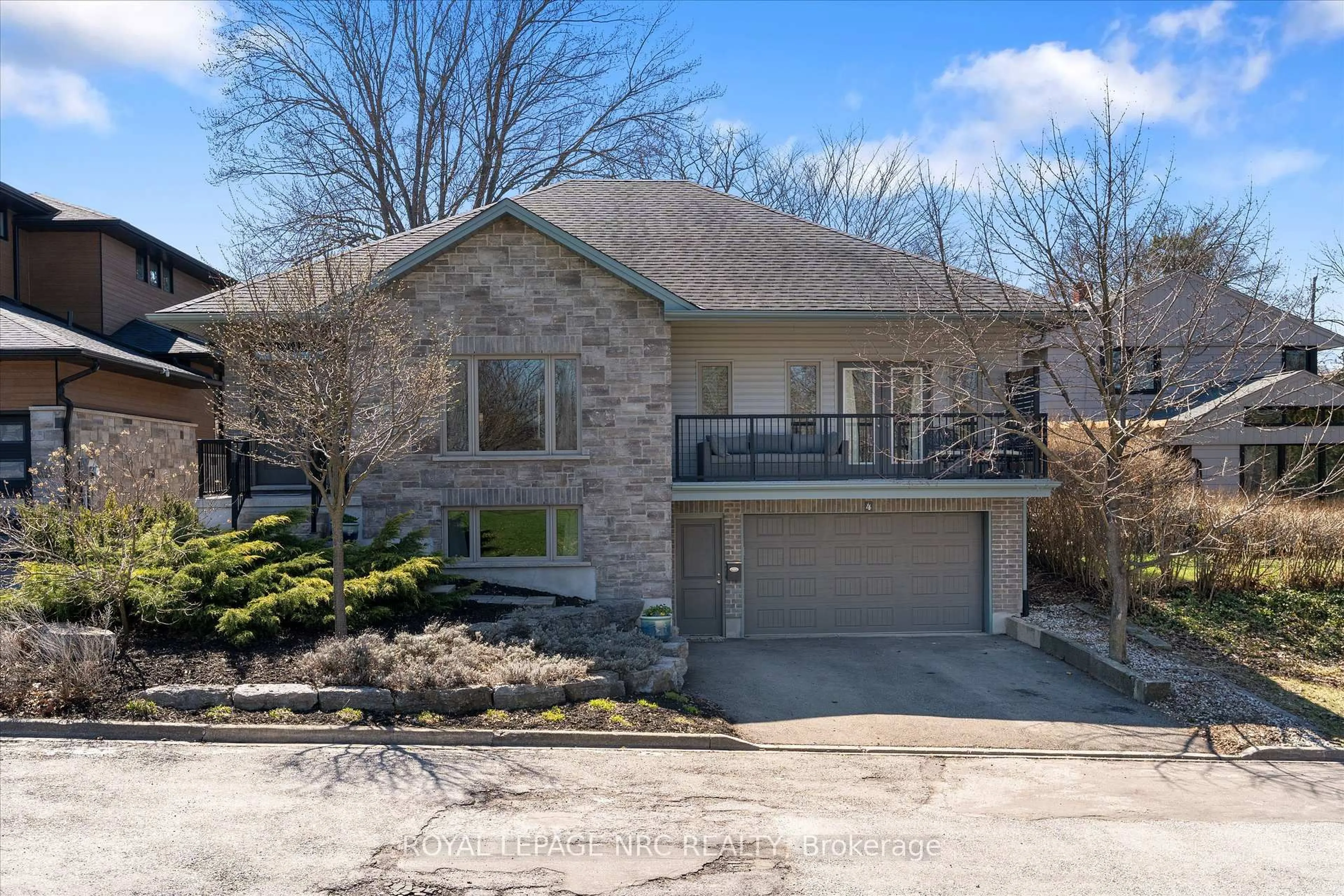 Home with brick exterior material, street for 4 Rodman Hall Dr, St. Catharines Ontario L2S 1P2