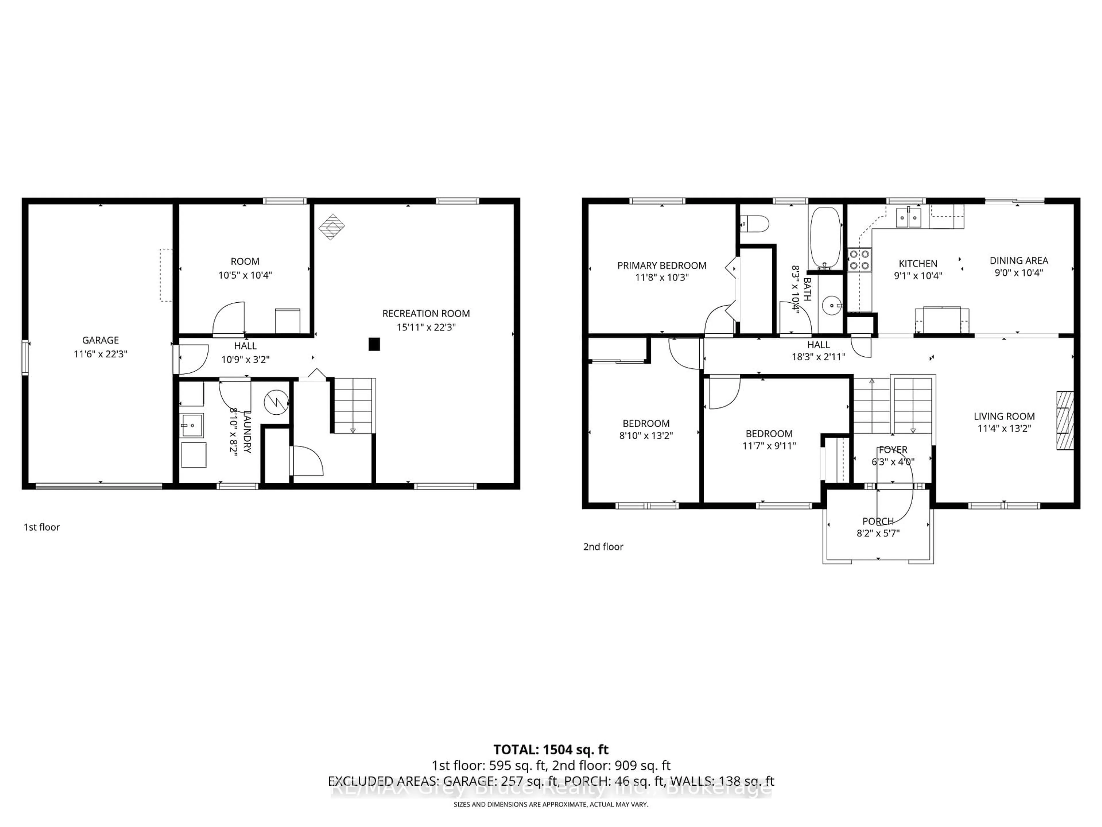 Floor plan for 461 8th 'A' Ave, Owen Sound Ontario N4K 6S8