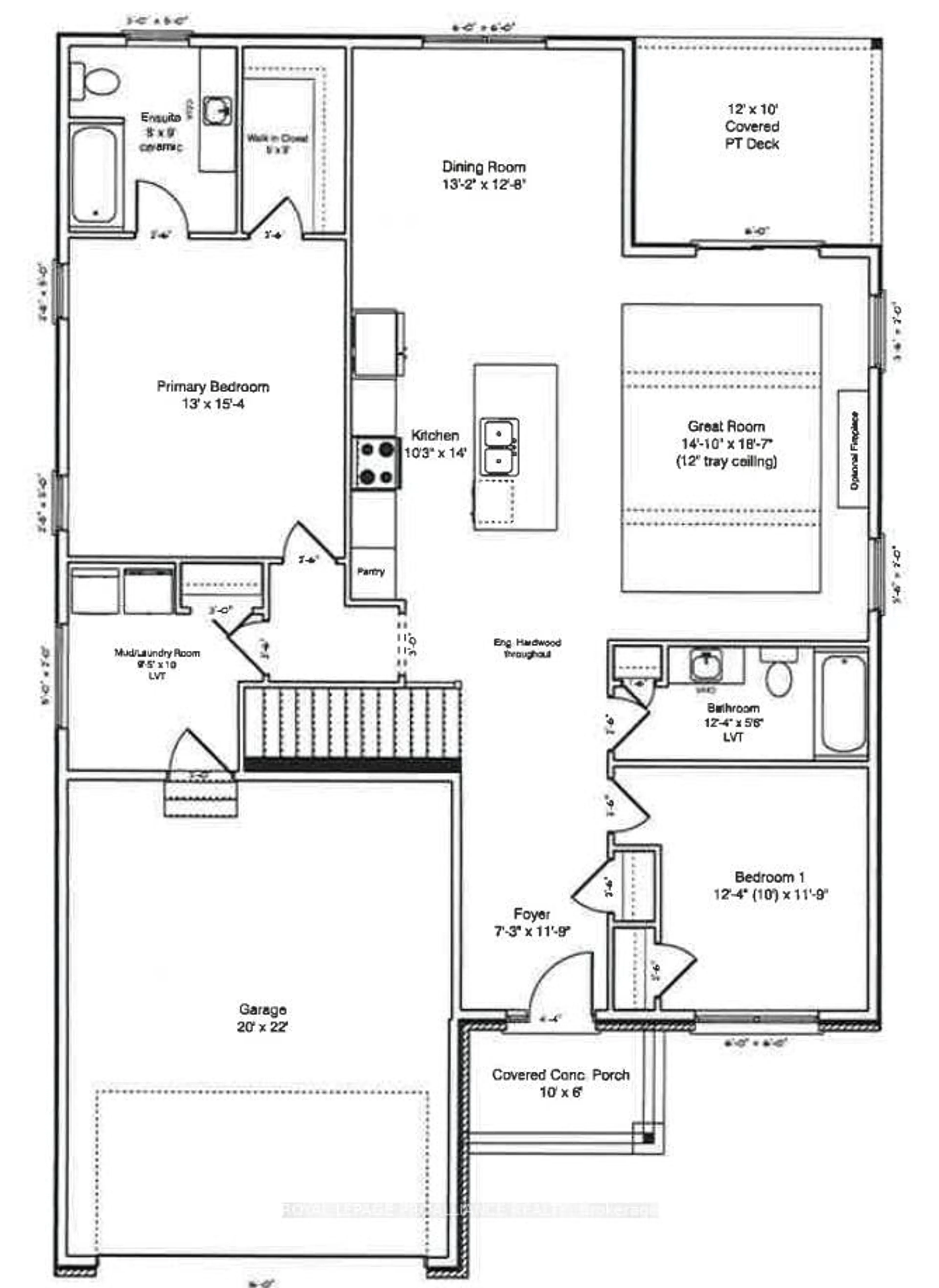Floor plan for 32 Deerview Dr, Ingleside Ontario K8V 5P4