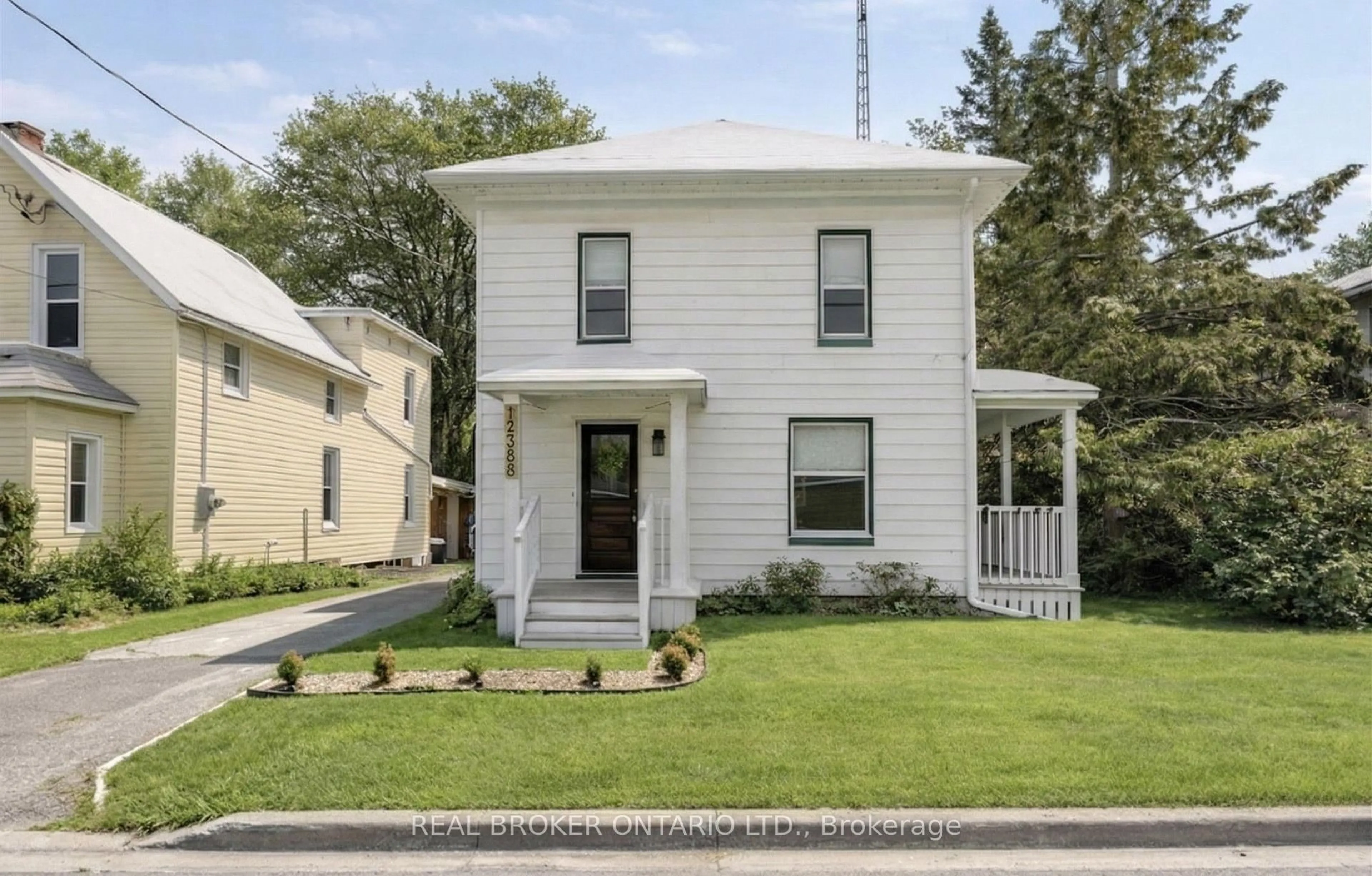 Home with vinyl exterior material, street for 12388 County  18 Rd, South Dundas Ontario K0C 2H0
