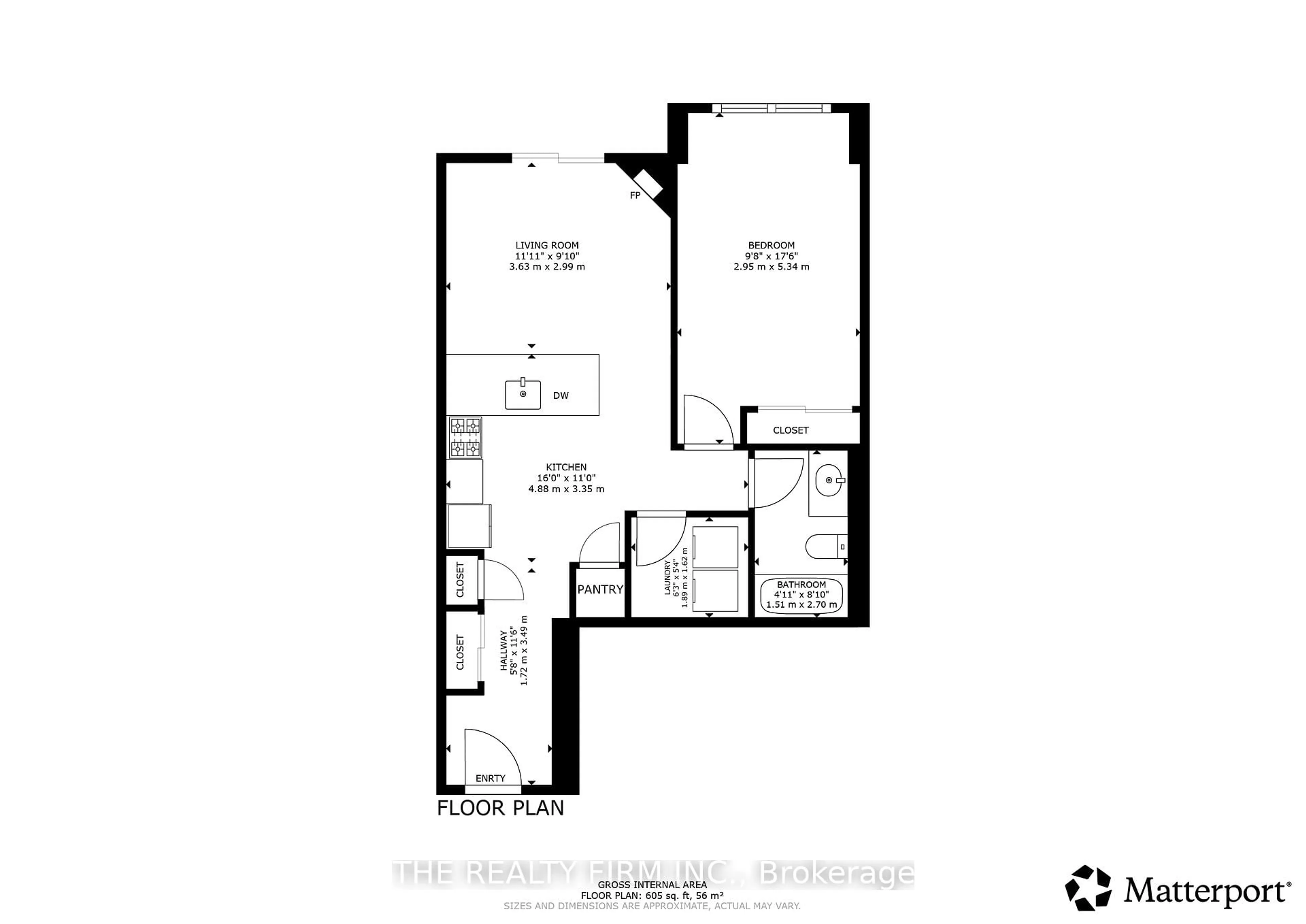 Floor plan for 353 Commissioners Rd #803, London South Ontario N6J 0A3