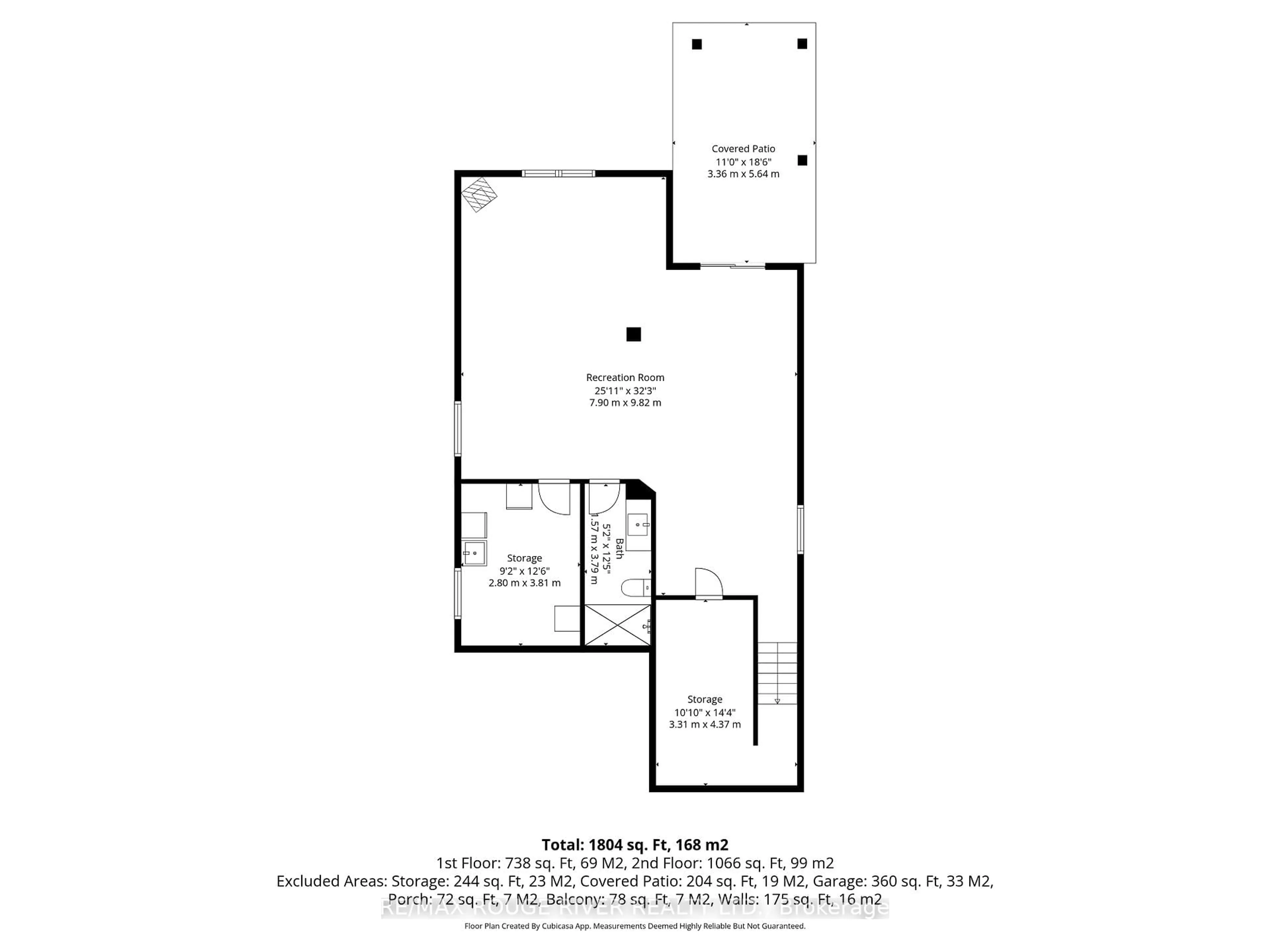 Floor plan for 124 Brennan Cres, Bissett Creek Ontario K0H 2H0