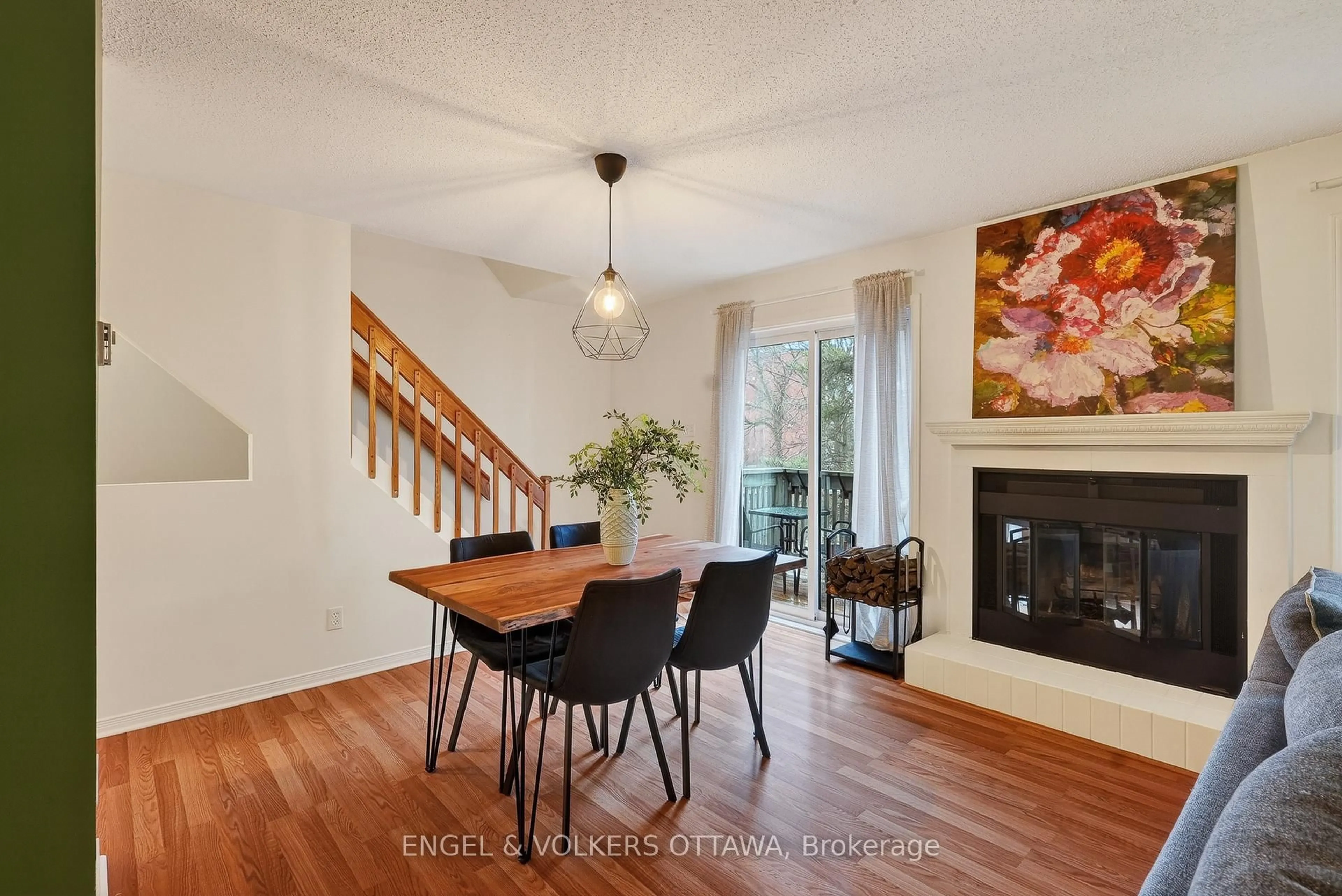 Dining room, wood/laminate floor for 6 Terrace Dr #208, Ottawa Ontario K2H 9J2