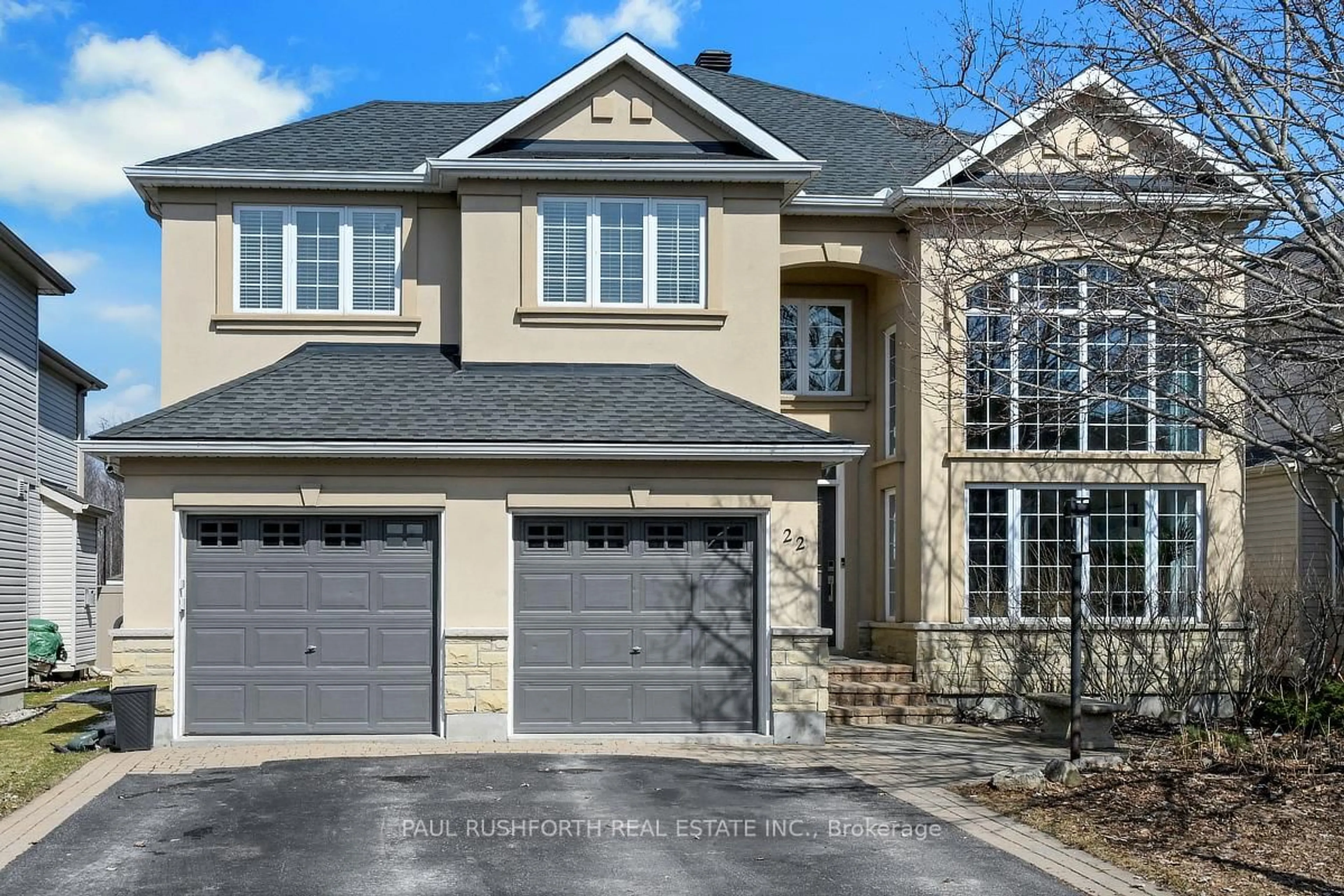 Home with brick exterior material, street for 22 Blackshire Circ, Ottawa Ontario K2J 5L8