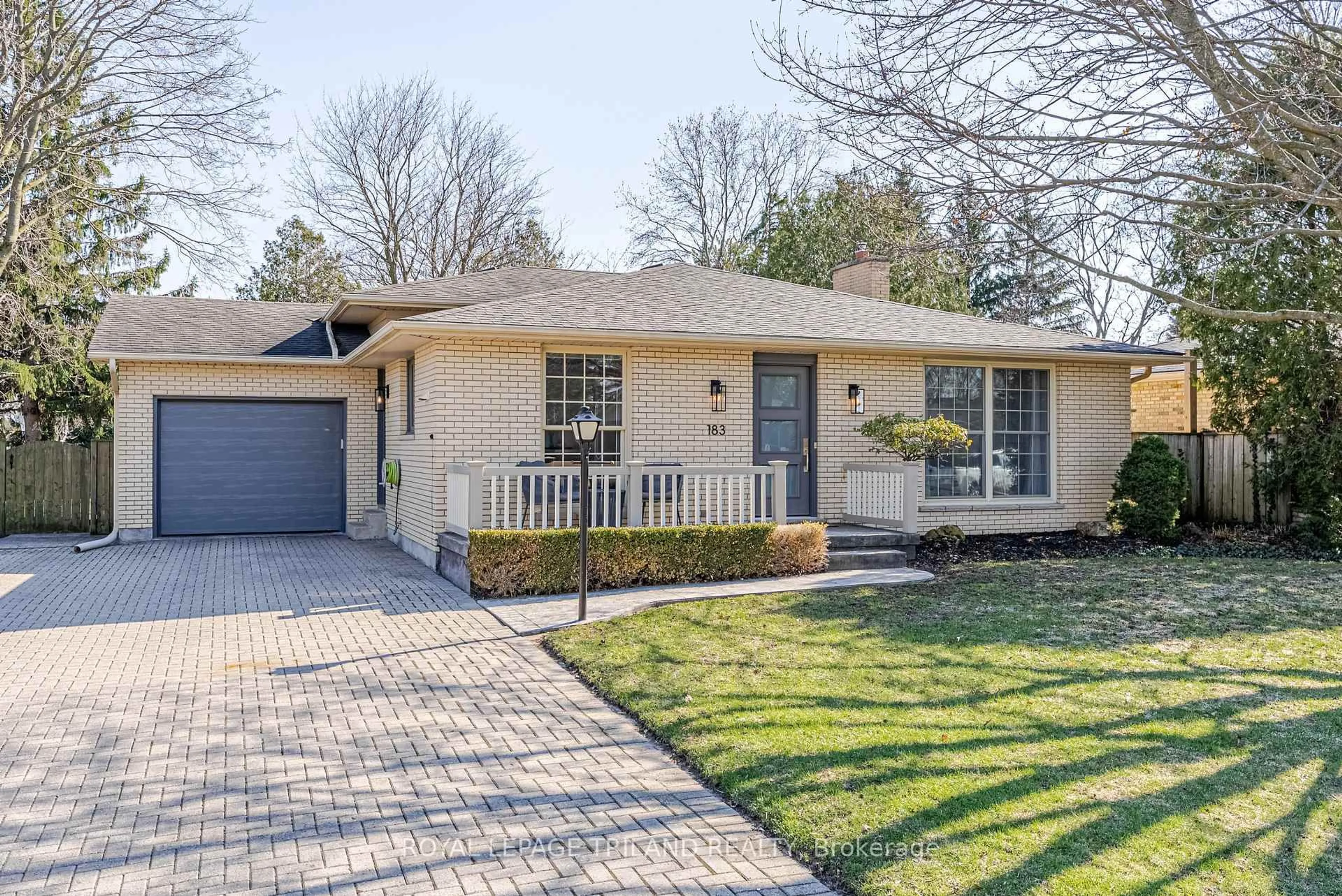 Home with brick exterior material, street for 183 Canterbury Dr, Thames Centre Ontario N0L 1G3