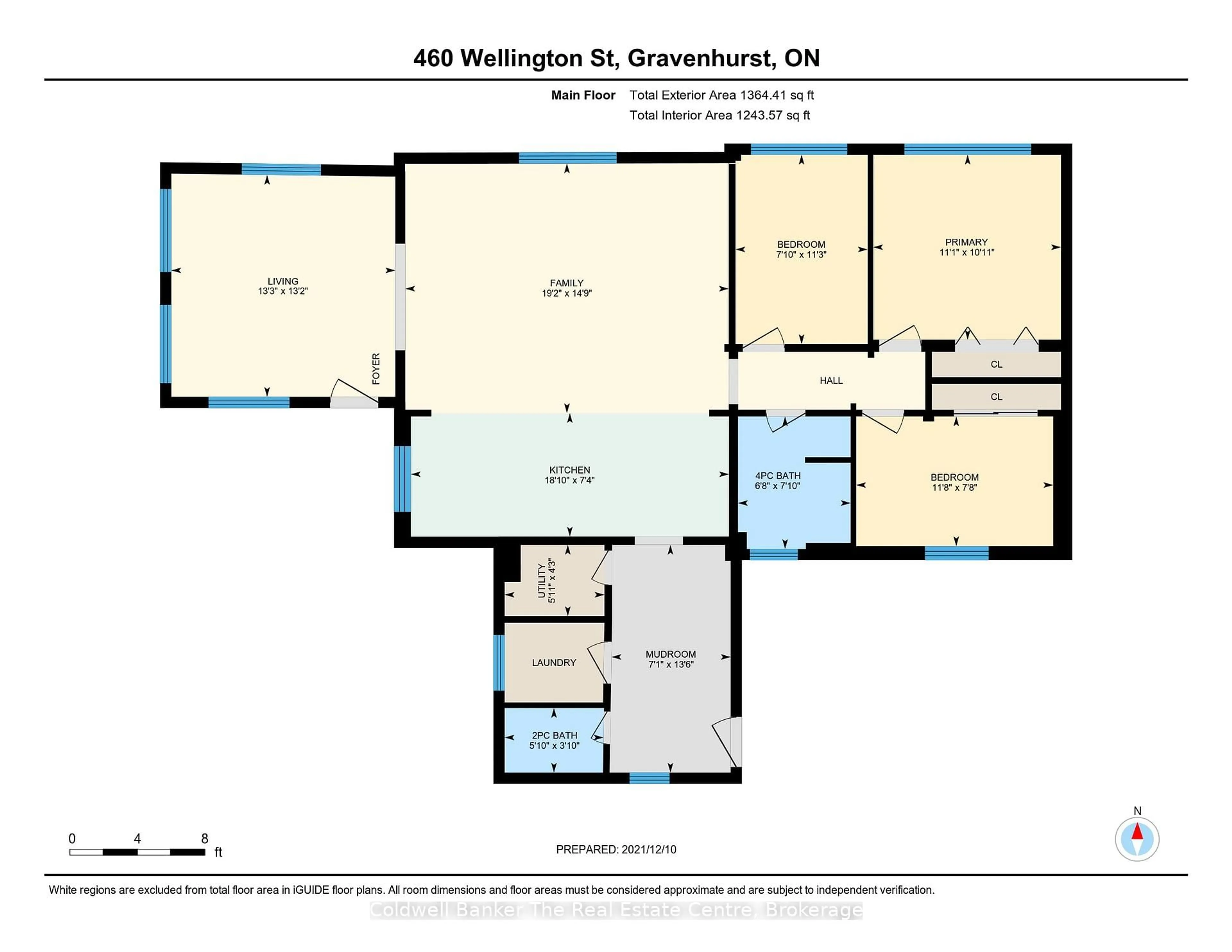 Floor plan for 460 Wellington St, Gravenhurst Ontario P1P 1A5