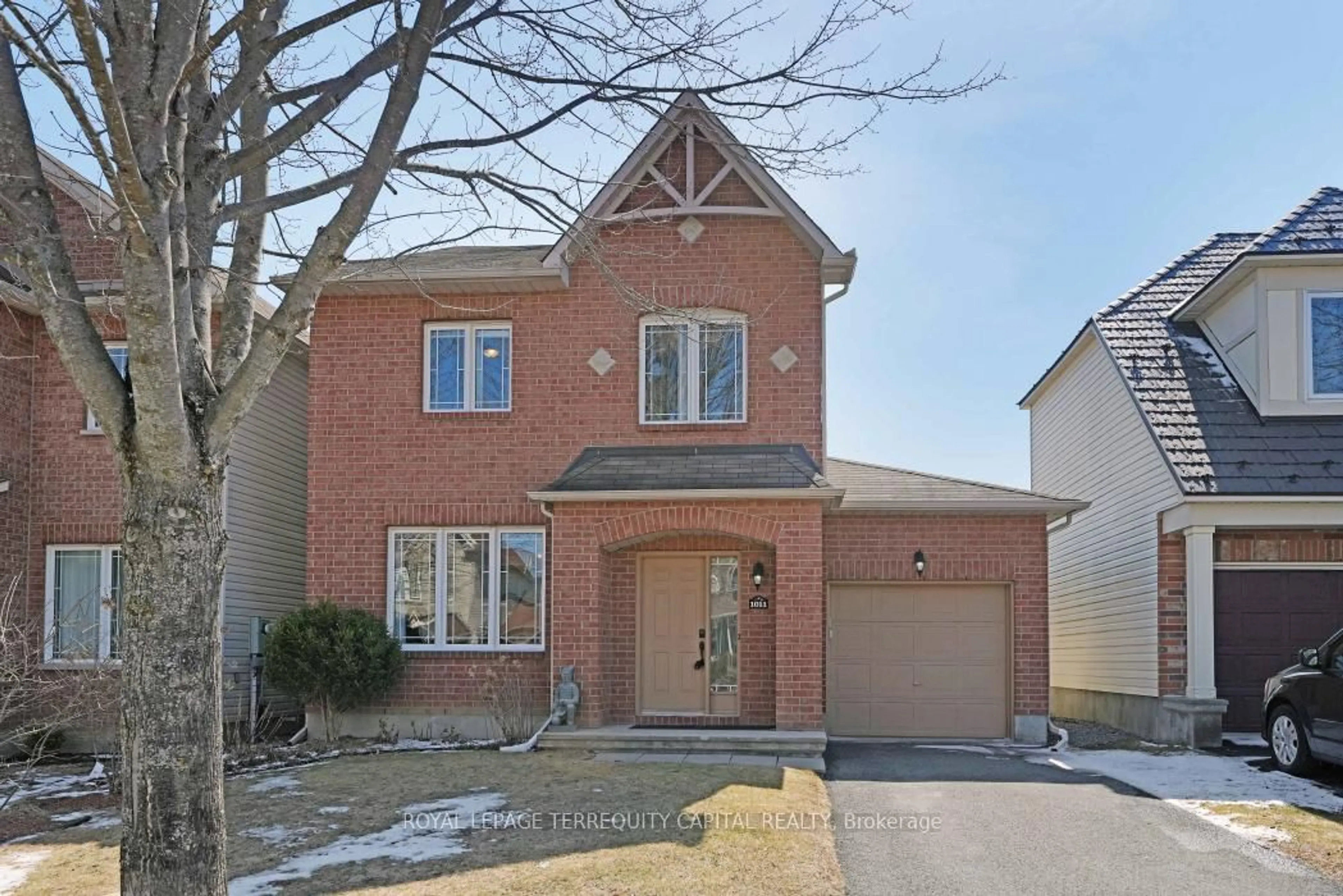 Home with brick exterior material, street for 1011 Goward Dr, Kanata Ontario K2W 1H8