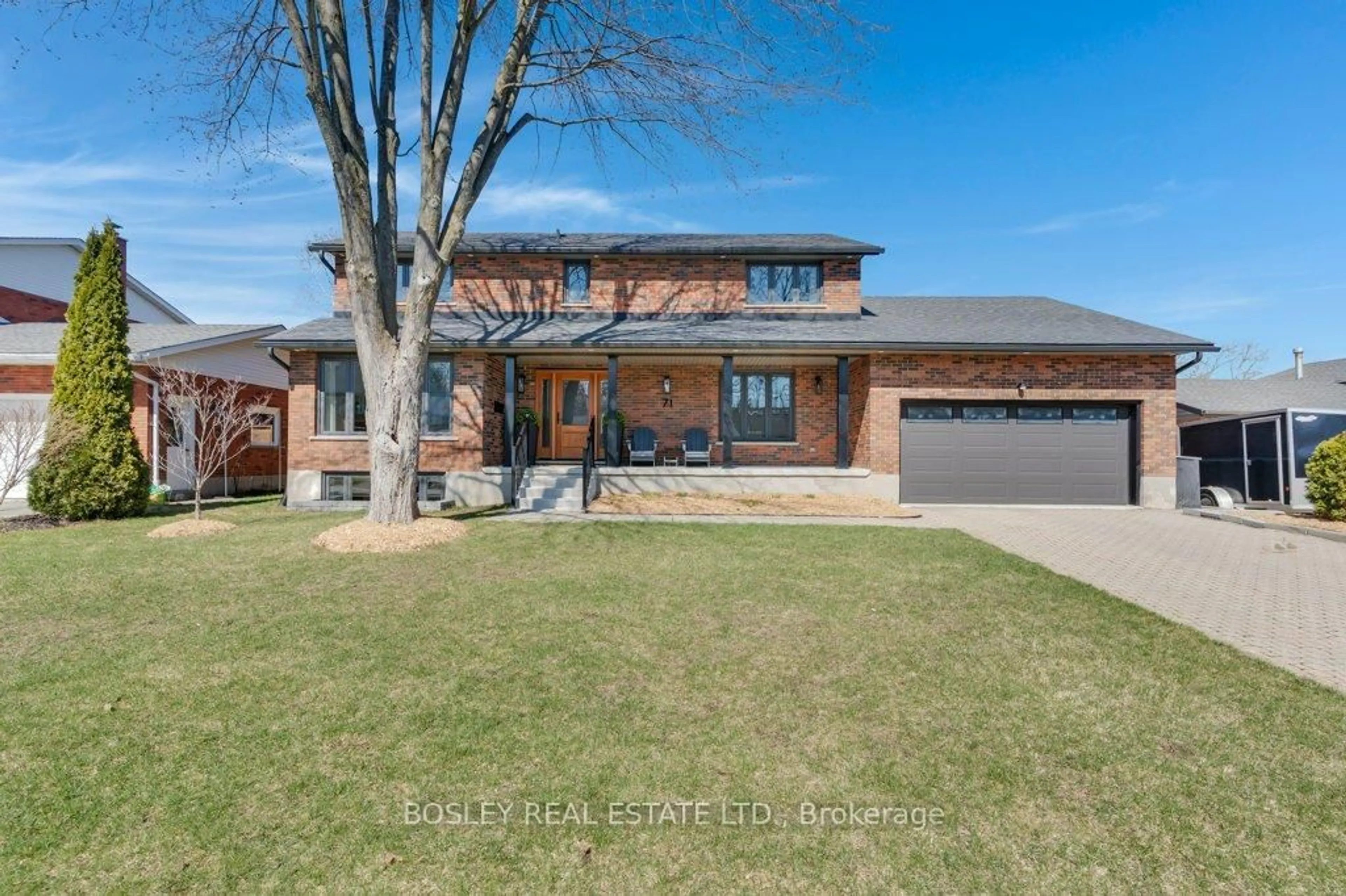 Home with brick exterior material, street for 71 Rosslinn Rd, Cambridge Ontario N1S 3K3