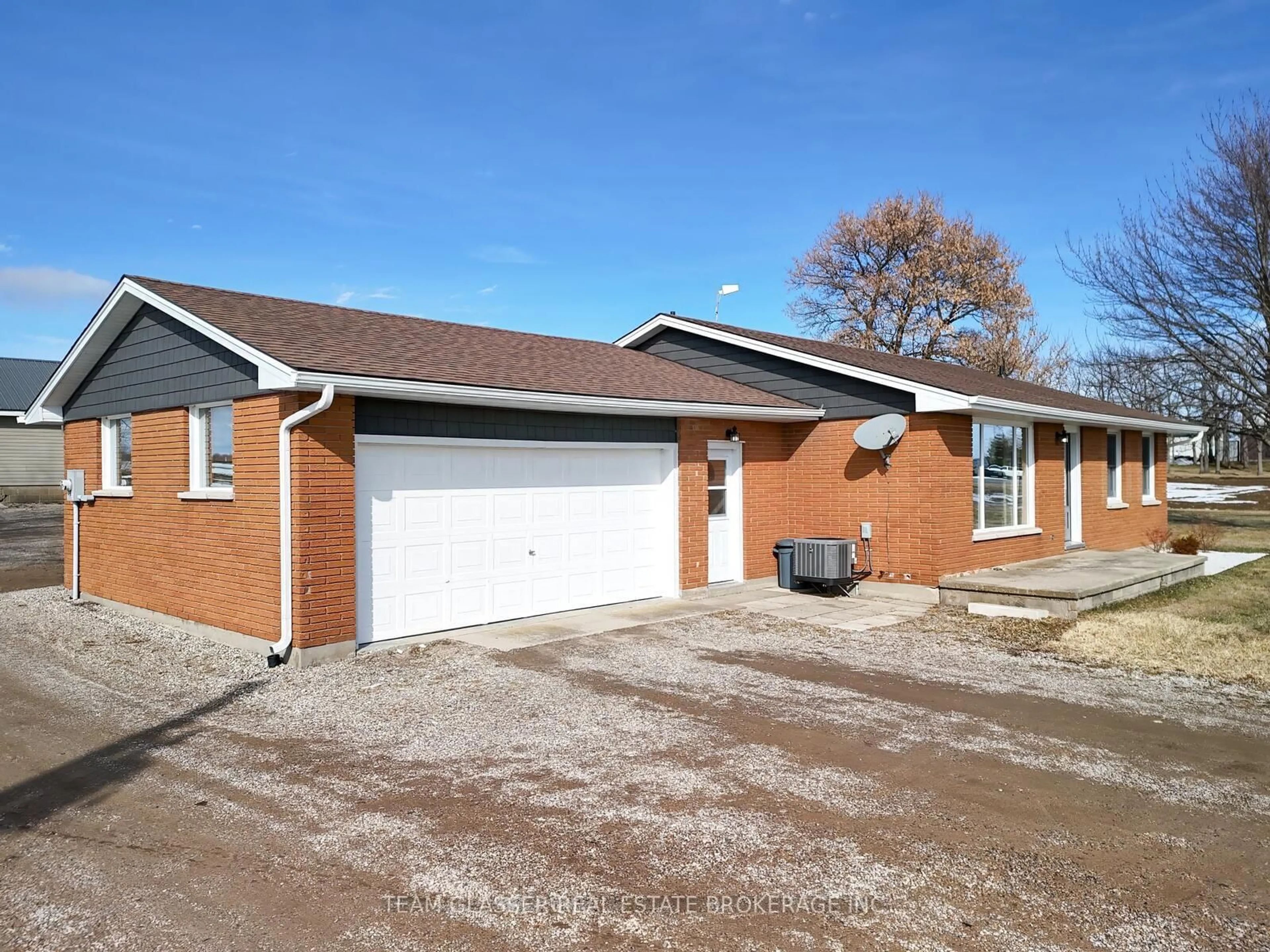 Home with brick exterior material, street for 49728 LYONS LINE Rd, Malahide Ontario N0L 2J0