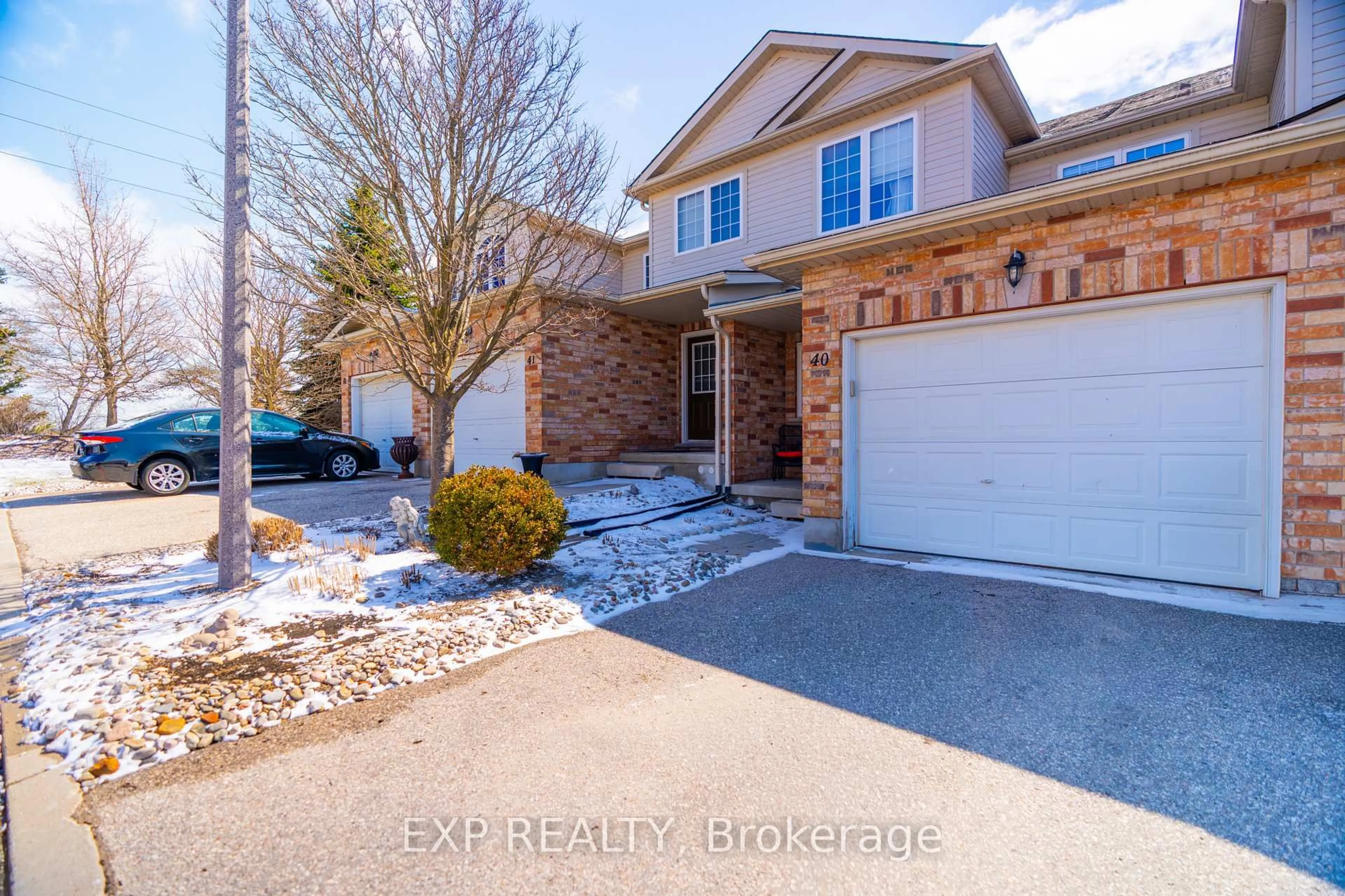 Home with brick exterior material, street for 105 Bard Blvd #40, Guelph Ontario N1L 0E2