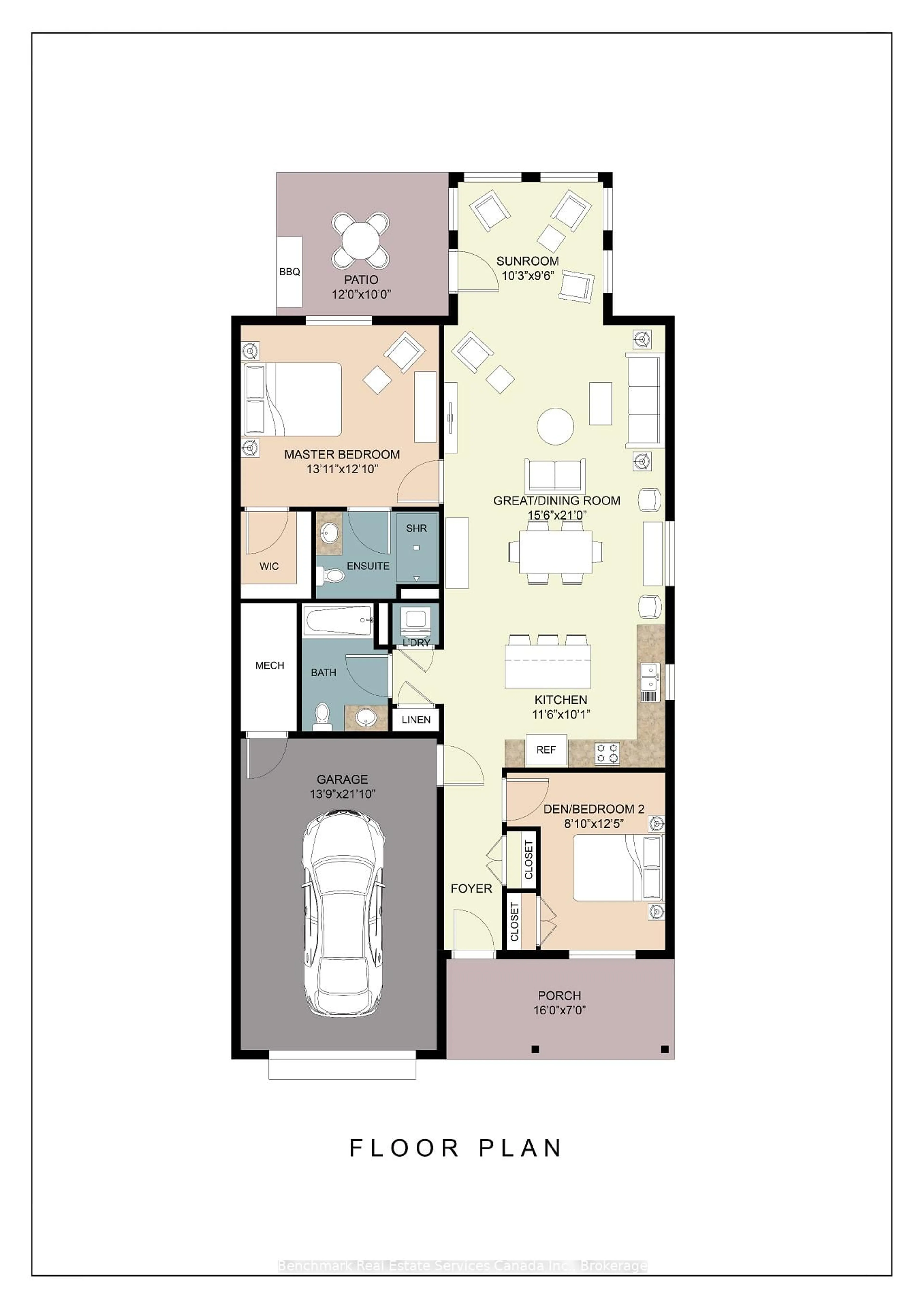 Floor plan for 63 Cavalier Cres, Huron-Kinloss Ontario N0G 2R0