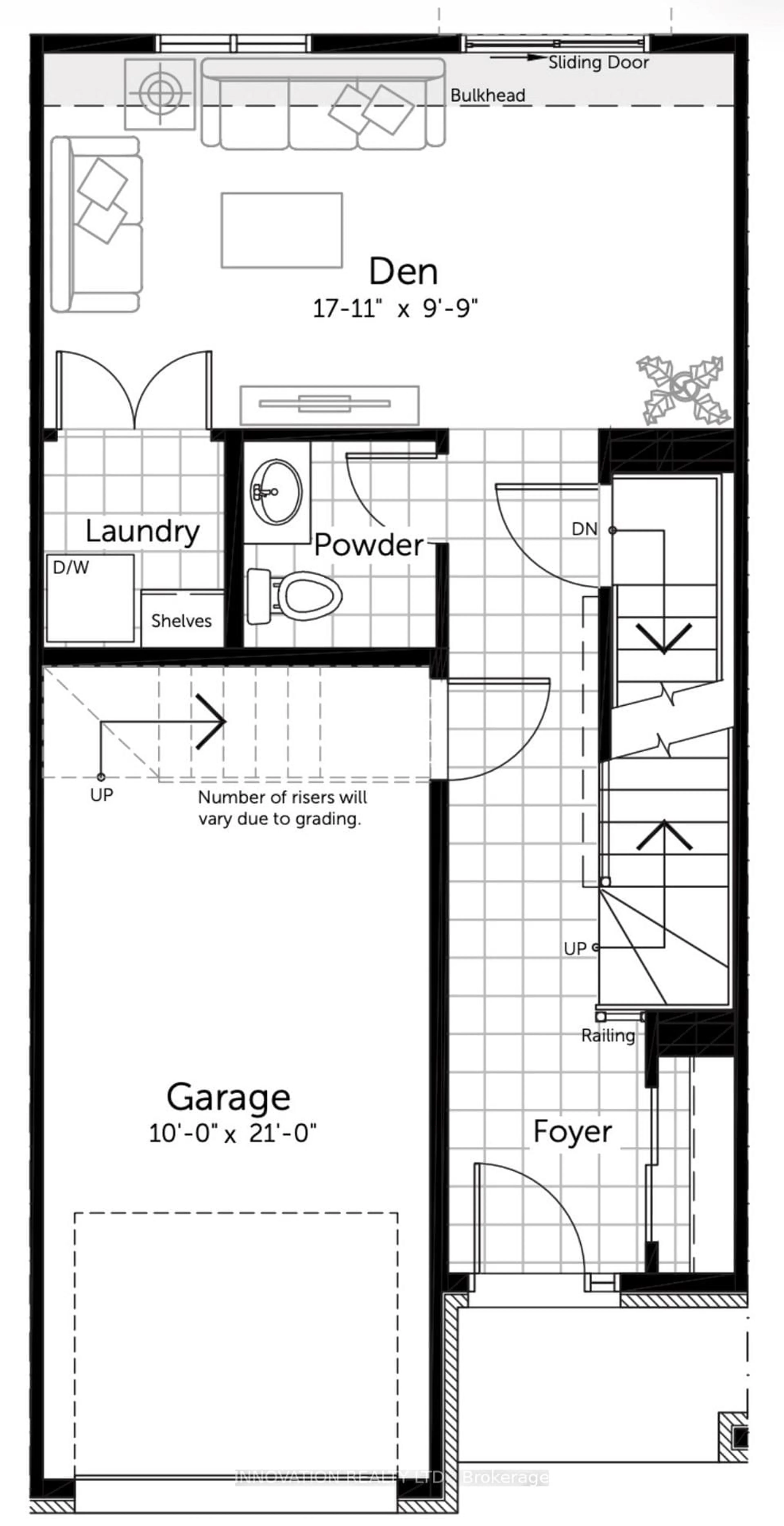 Floor plan for 46 Barn Swallow Private, Ottawa Ontario K4M 0H5