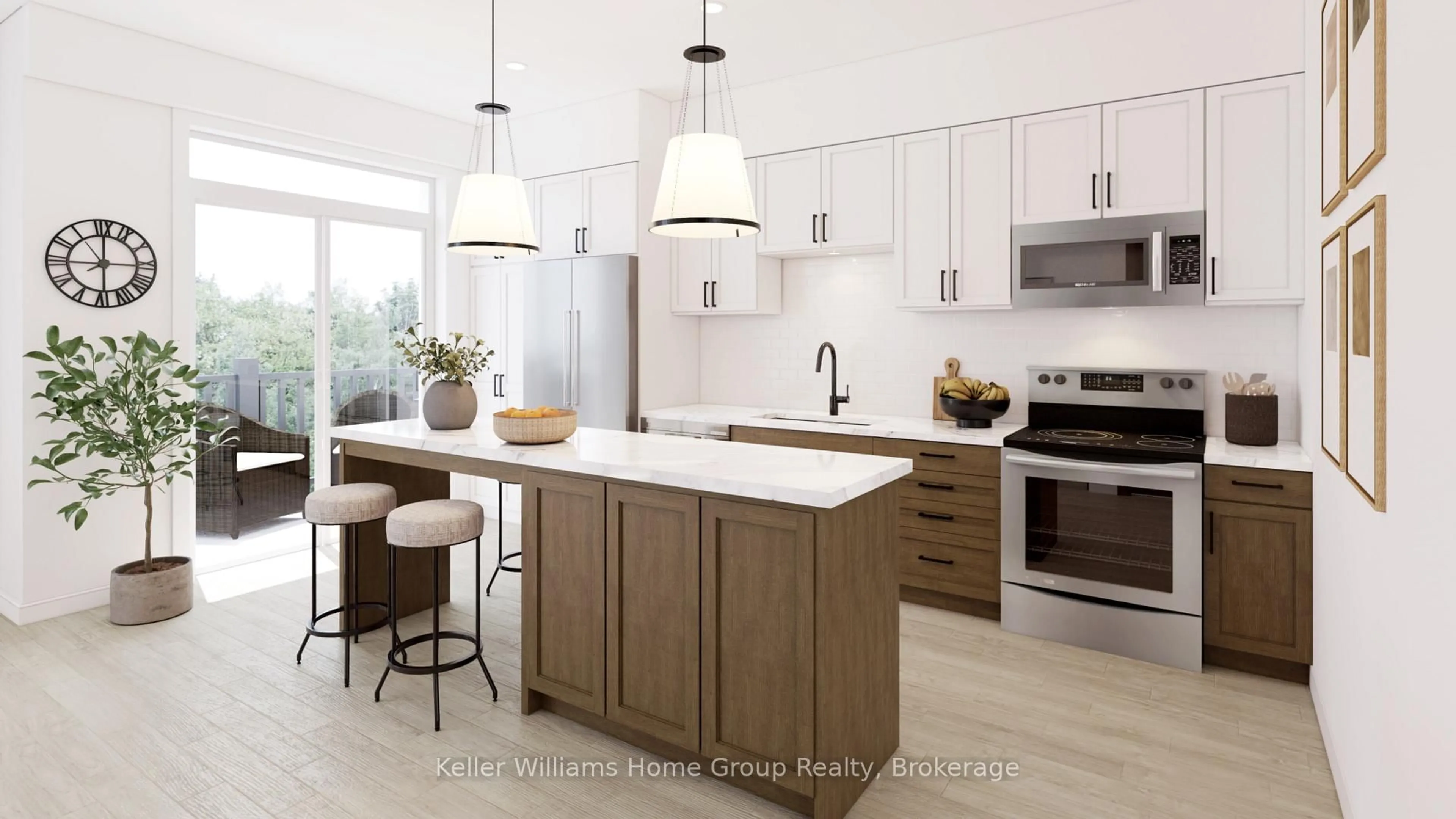 Contemporary kitchen, unknown for 824 Woolwich St #117, Guelph Ontario N1H 6J2