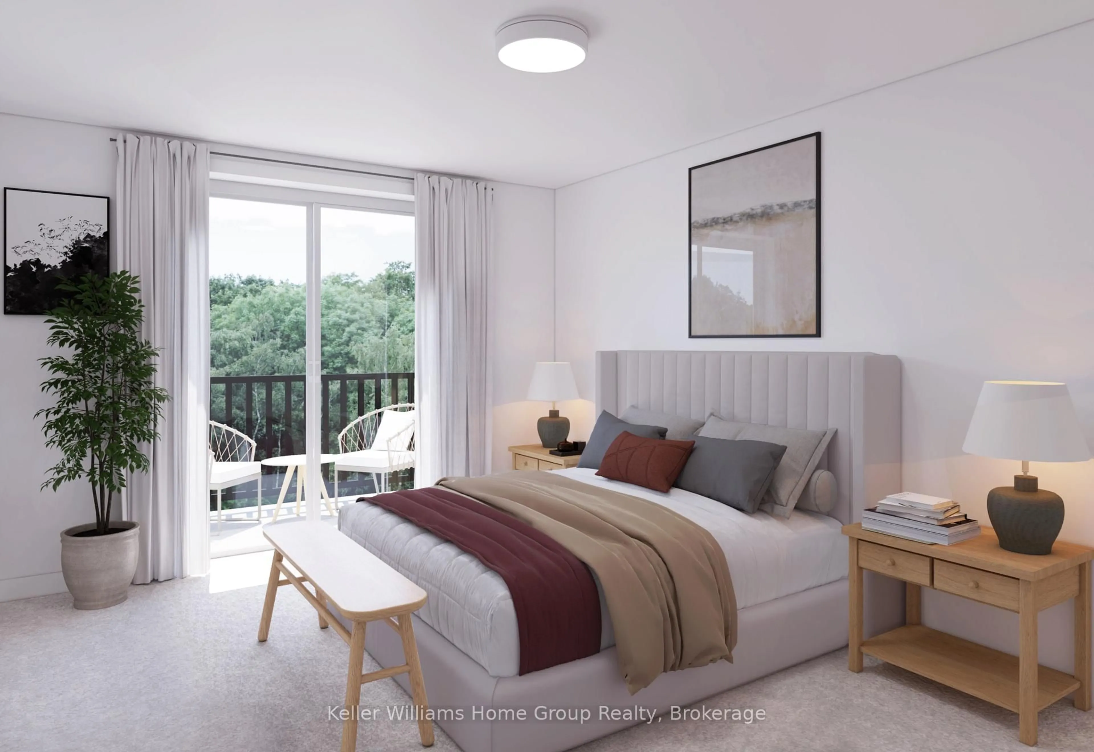 Bedroom with bed, unknown for 824 Woolwich St #117, Guelph Ontario N1H 6J2