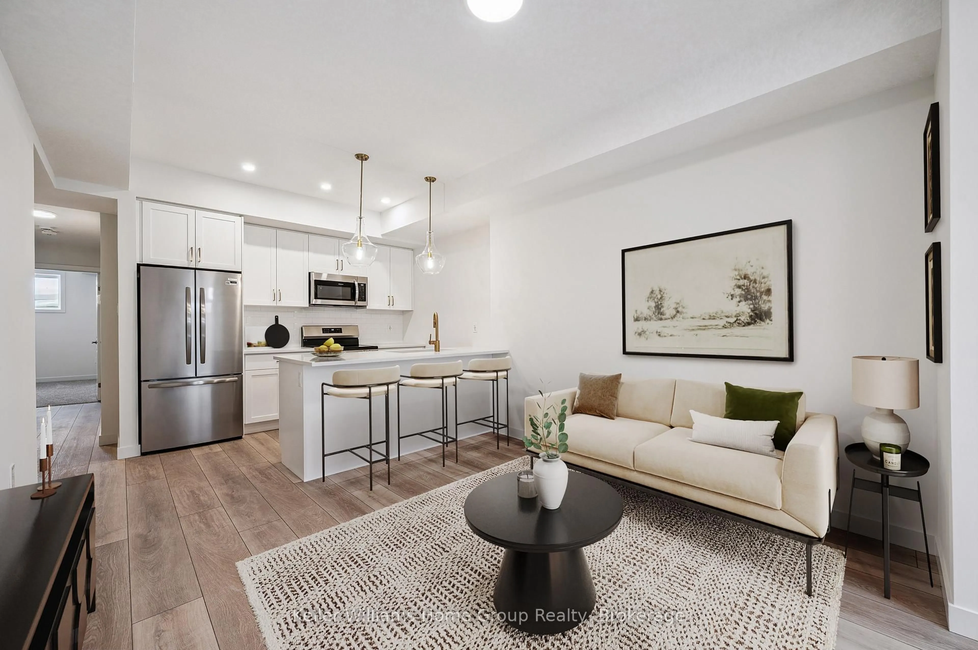 Open concept kitchen, unknown for 824 Woolwich St #169, Guelph Ontario N1H 6J2